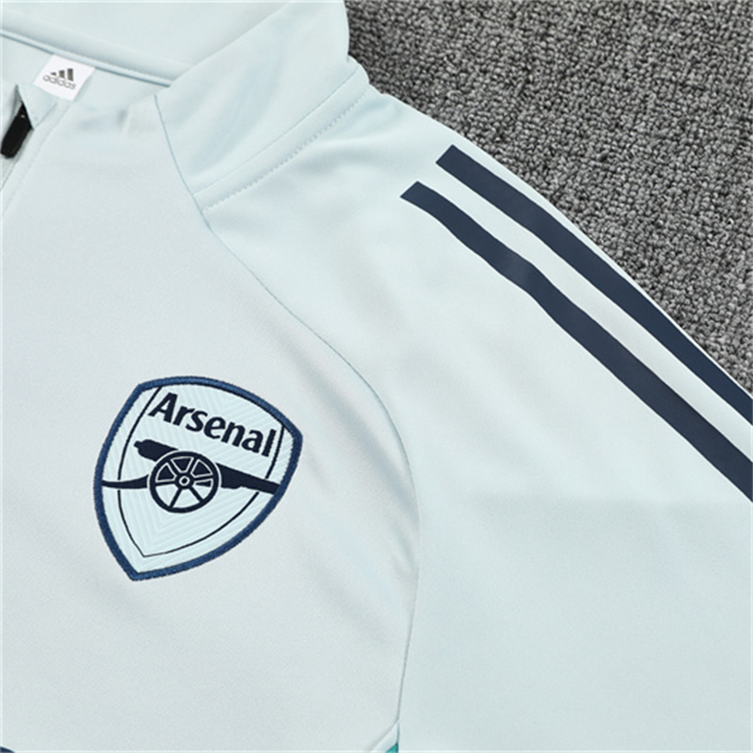 TKH-turbokithub-Arsenal 25-26 Long Sleeves Training Set - Light Grey Top & Blue Pants