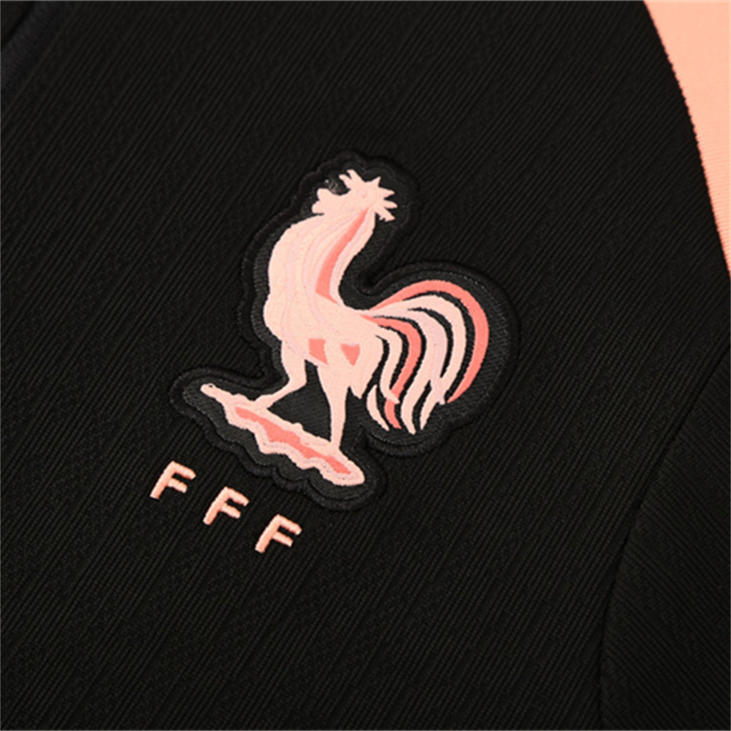 TKH-turbokithub-France 25-26 Kids Long Sleeve Training Set - Player Version - Black Top and Pants