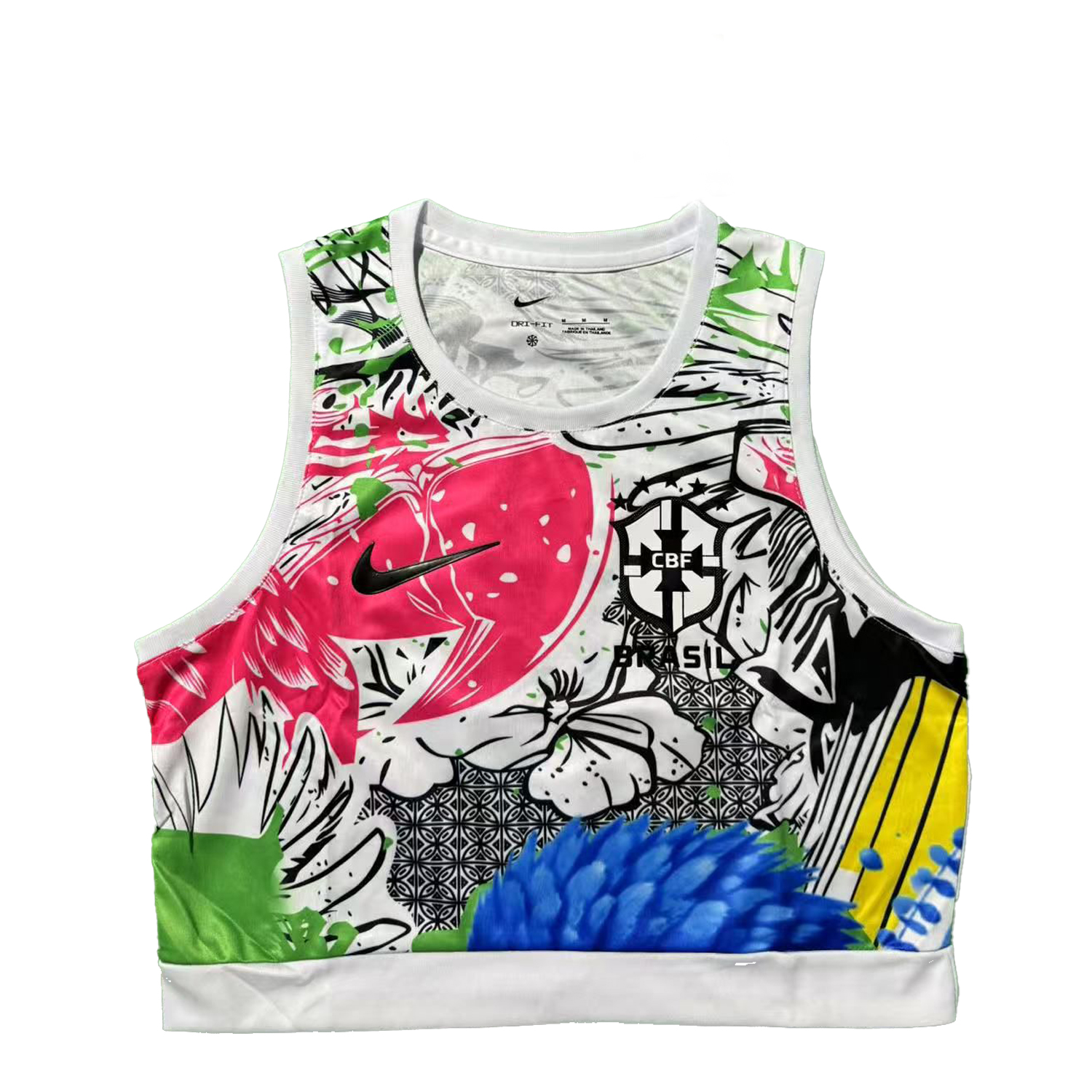 TKH-turbokithub-Women's Brazil 25-26 Red Parrot Yoga Vest