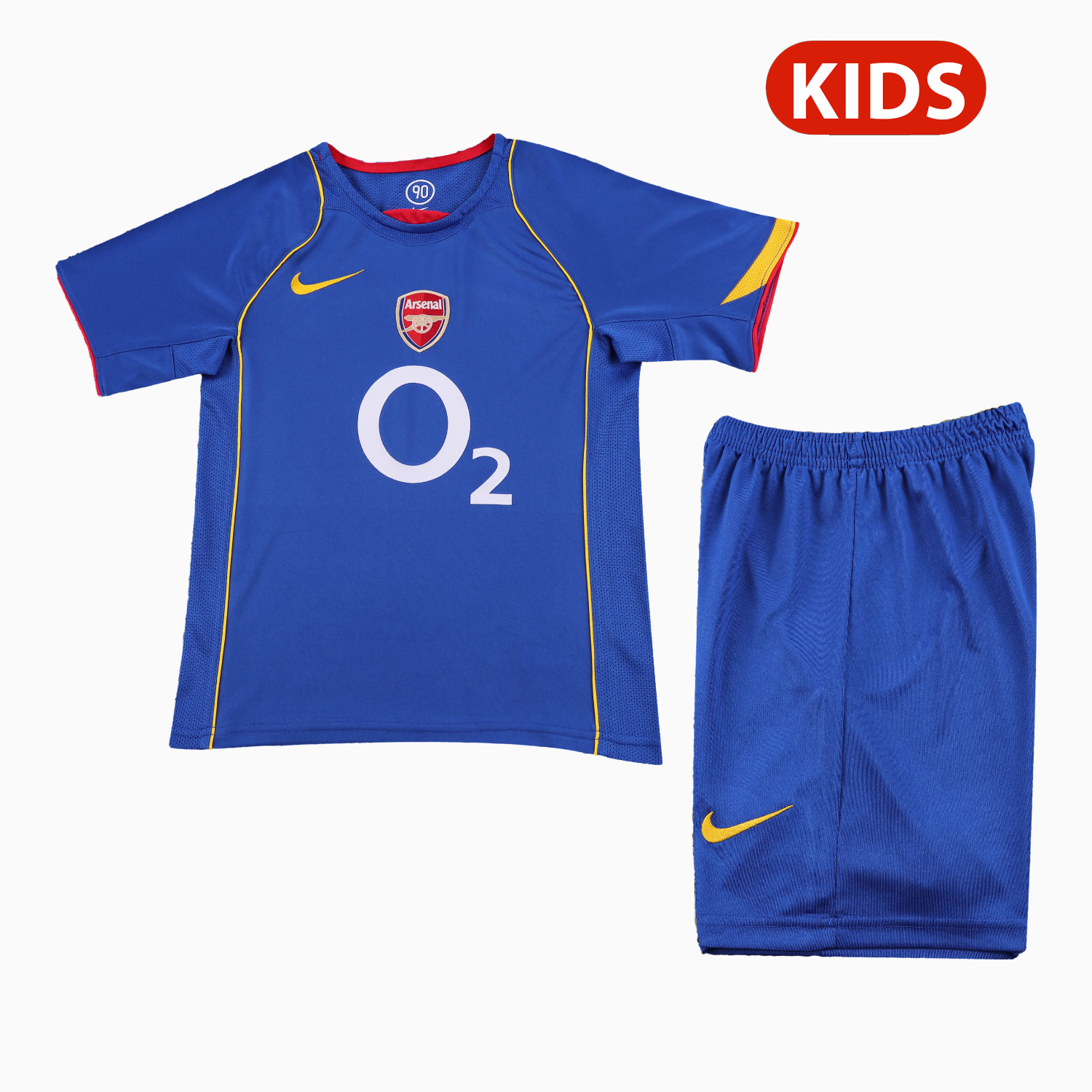 TKH-turbokithub-Retro Arsenal 2004-05 Away Kids Kit