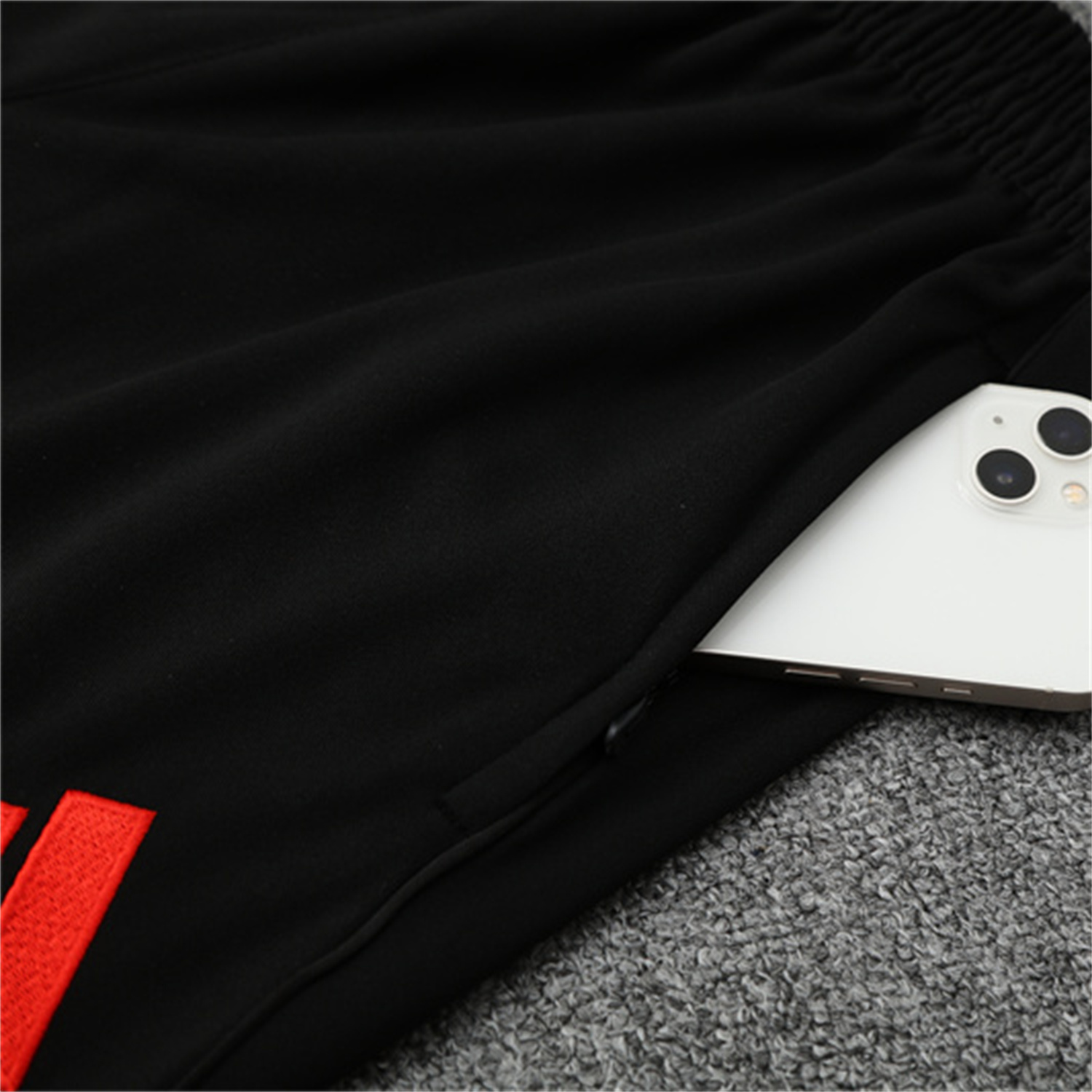 TKH-turbokithub-Liver.pool 25-26 Kids Long Sleeve Training Set - White Top & Black Pants