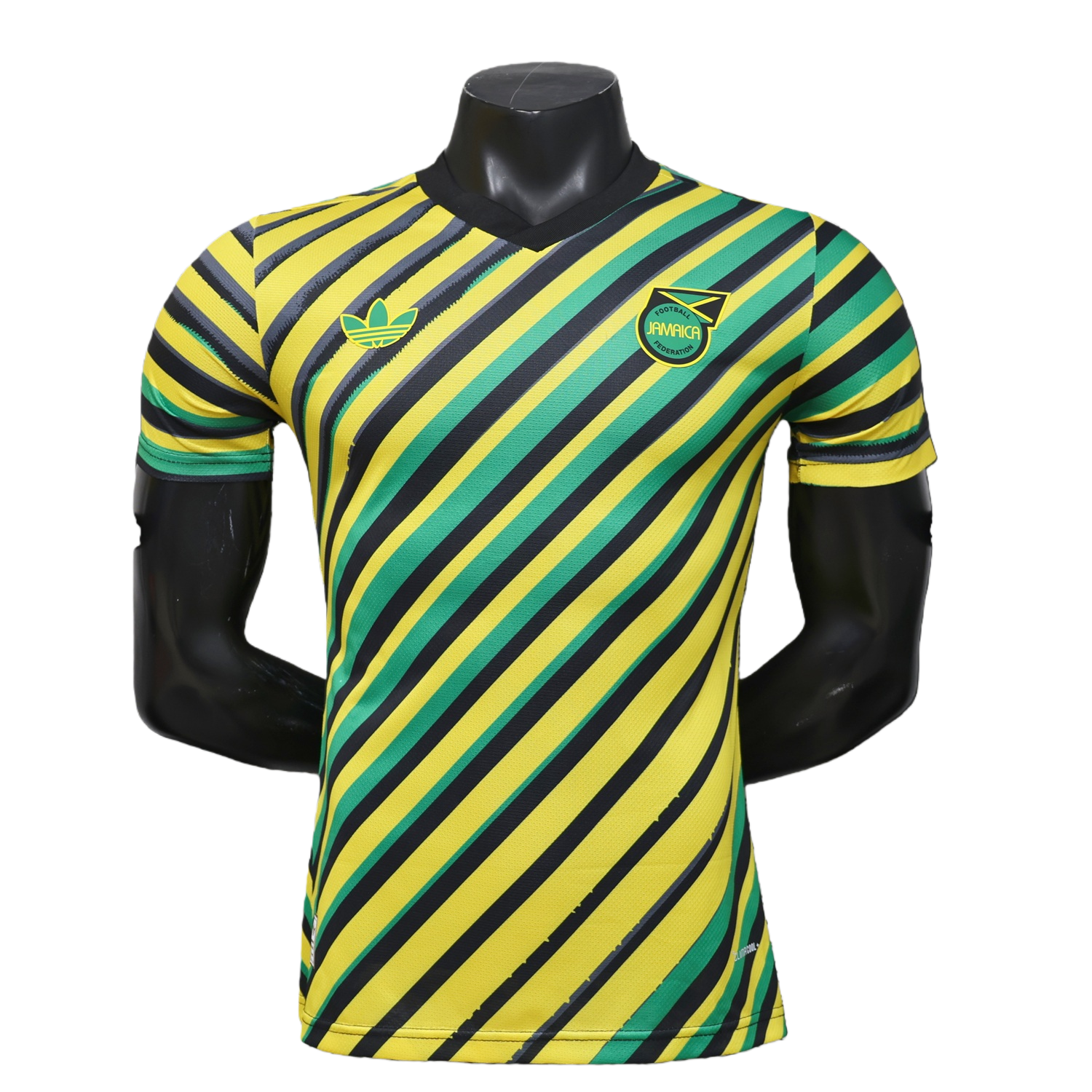 TKH-turbokithub-Jamaica 2026 Yellow-Green Twill Jersey - Player Version