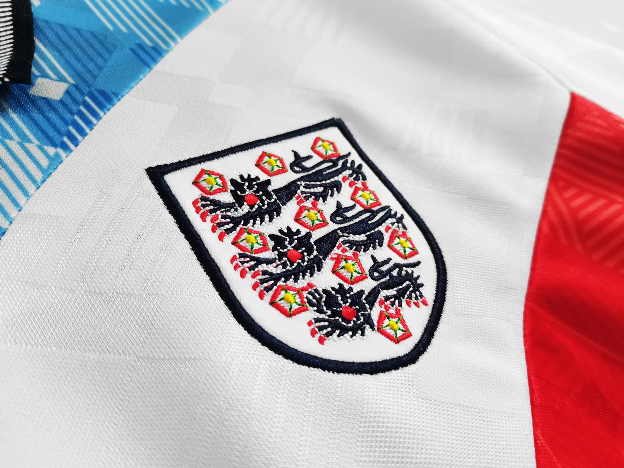 TKH-turbokithub-Retro England 1990 Three Color Jersey