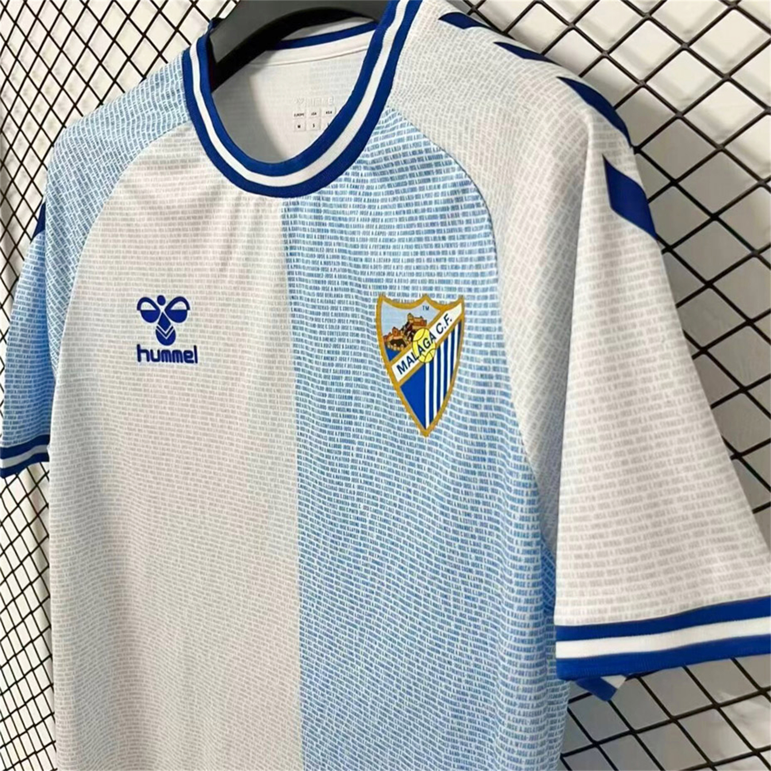 TKH-turbokithub-Malaga 26-27 White And Light Blue Special Jersey - Fans Version