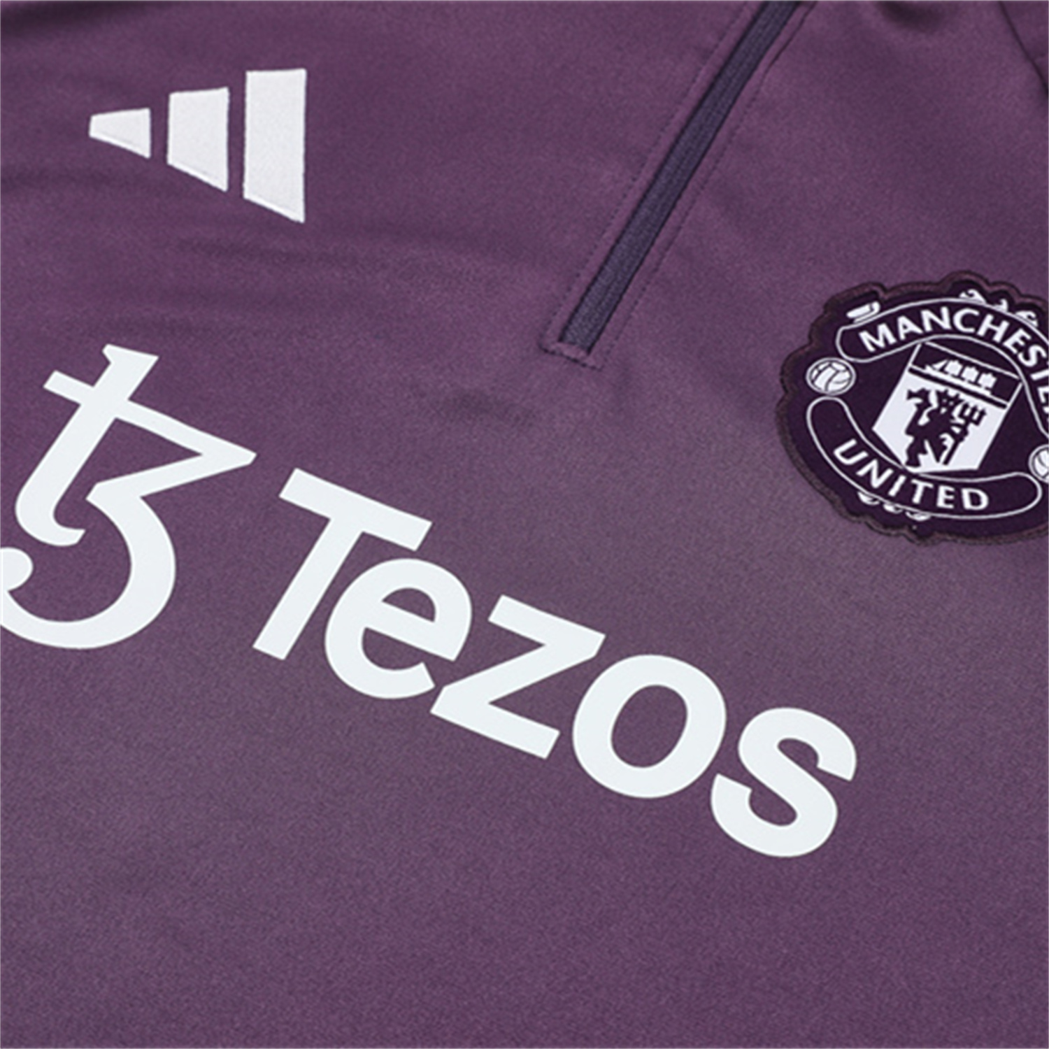 TKH-turbokithub-Manchester United 25-26 Kid Long Sleeves Training Set - Purple Top & Black Pants