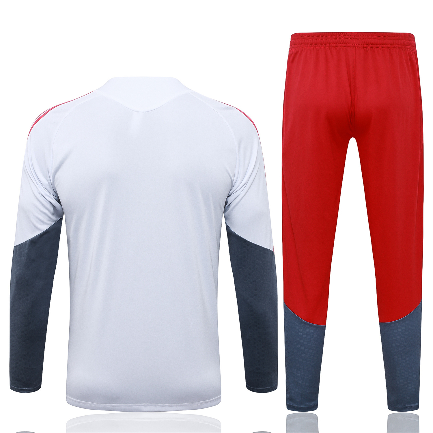TKH-turbokithub-SC Internacional 2026 Long Sleeve Training Set - White Top & Red Pants