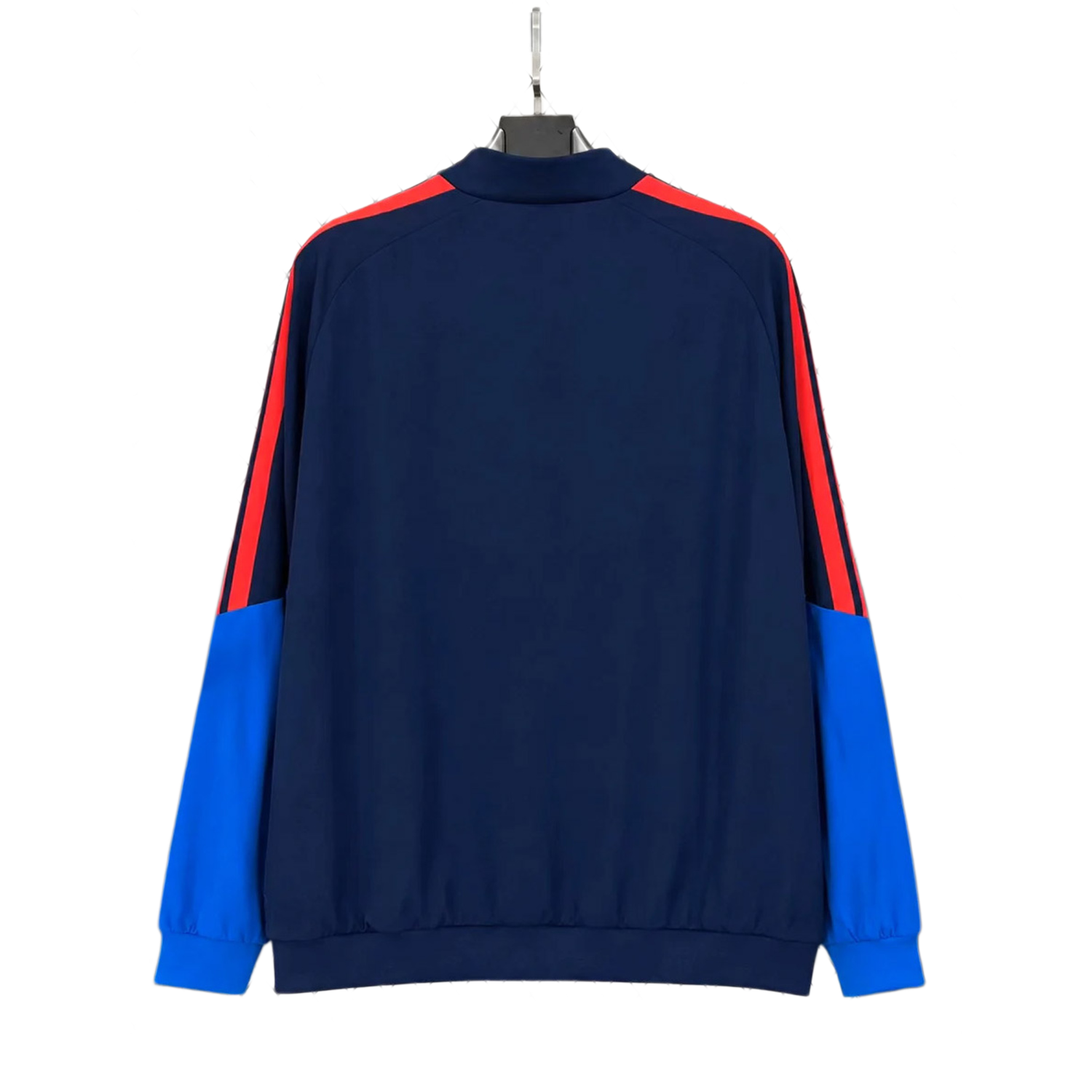 TKH-turbokithub-Colombia 2026 Retro Style Windbreaker Jacket - Dark Blue With Yellow Stripes