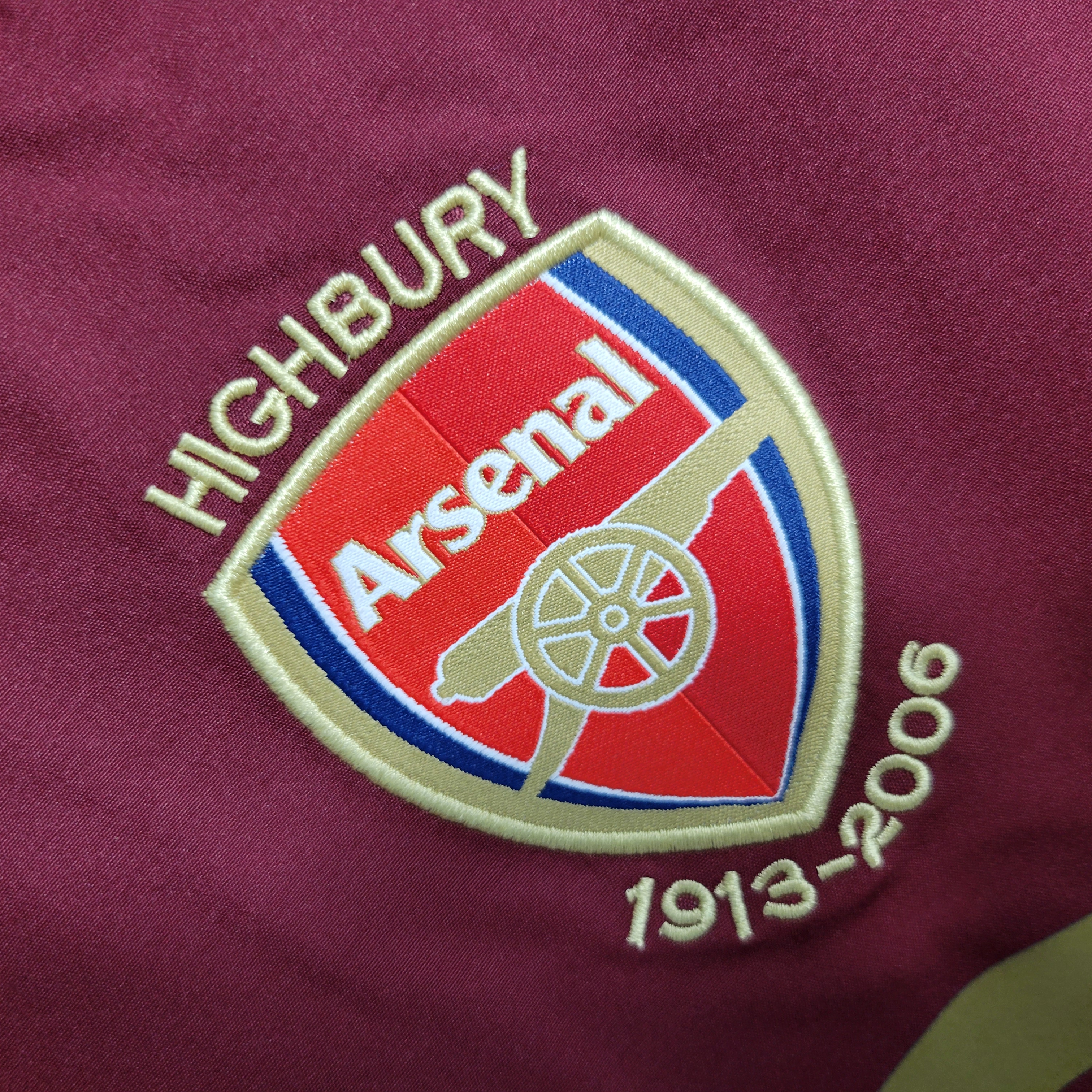 TKH-turbokithub-Retro Arsenal 05-06 Home Stadium Long Sleeve Jersey