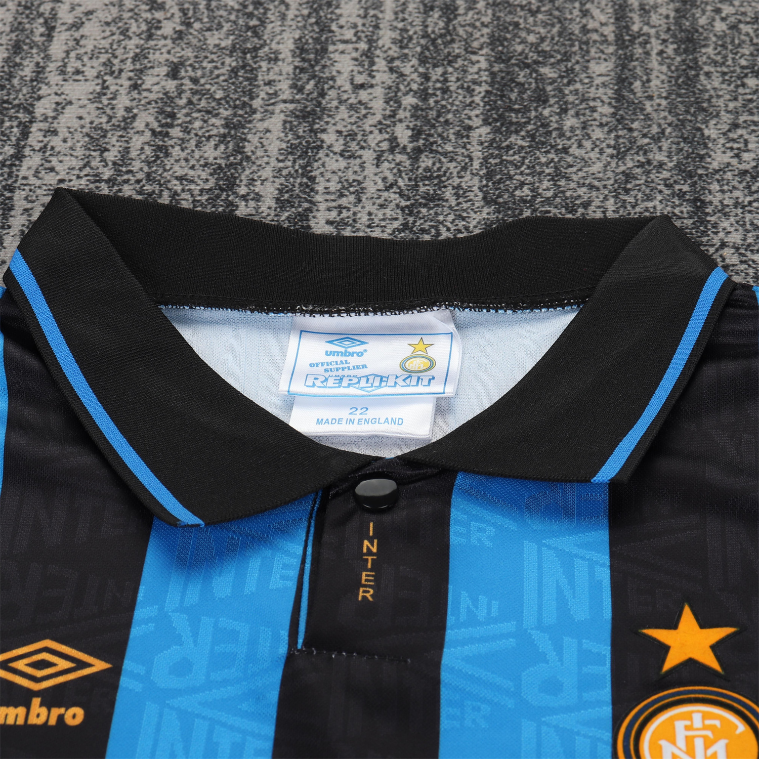 TKH-turbokithub-Retro Inter Milan 1992-94 Home Kids Kit