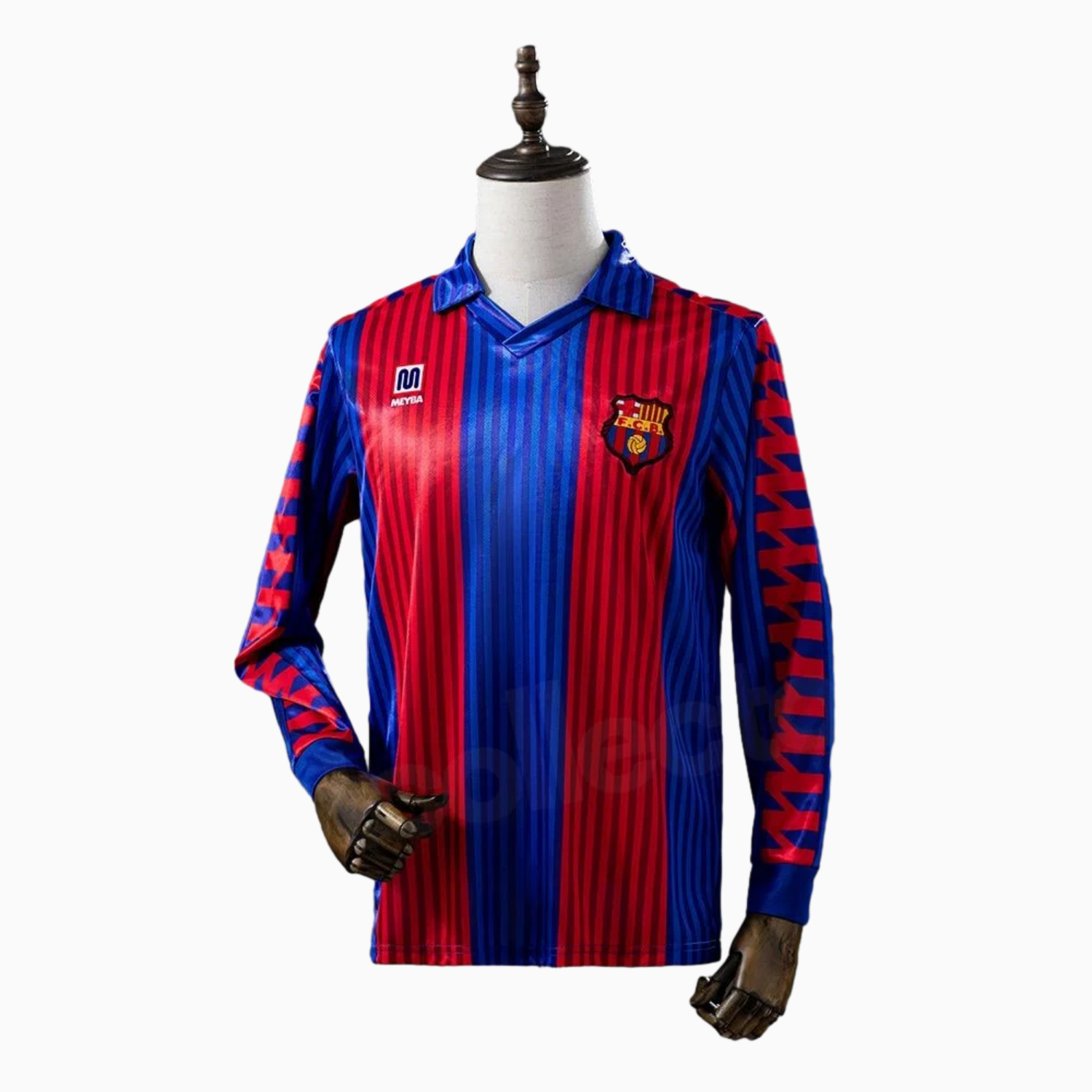 TKH-turbokithub-Retro Barcelona 90-92 Home Stadium Long Sleeve Jersey