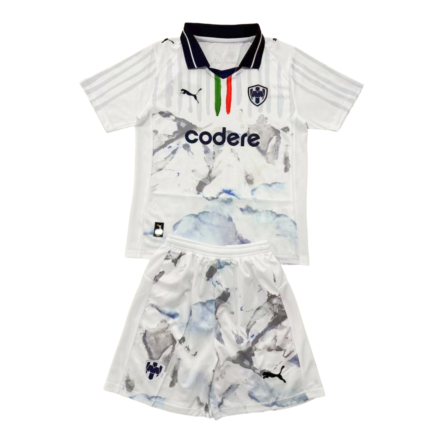 TKH-turbokithub-Rayados Monterrey 25-26 Club World Cup Away White Men's Adult Jersey Set - Fans Version