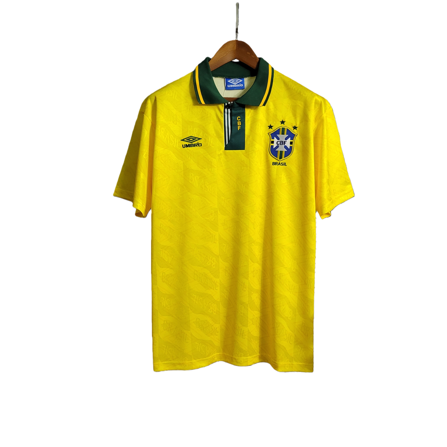 TKH-turbokithub-Retro Brazil 1991-93 Home Stadium Jersey