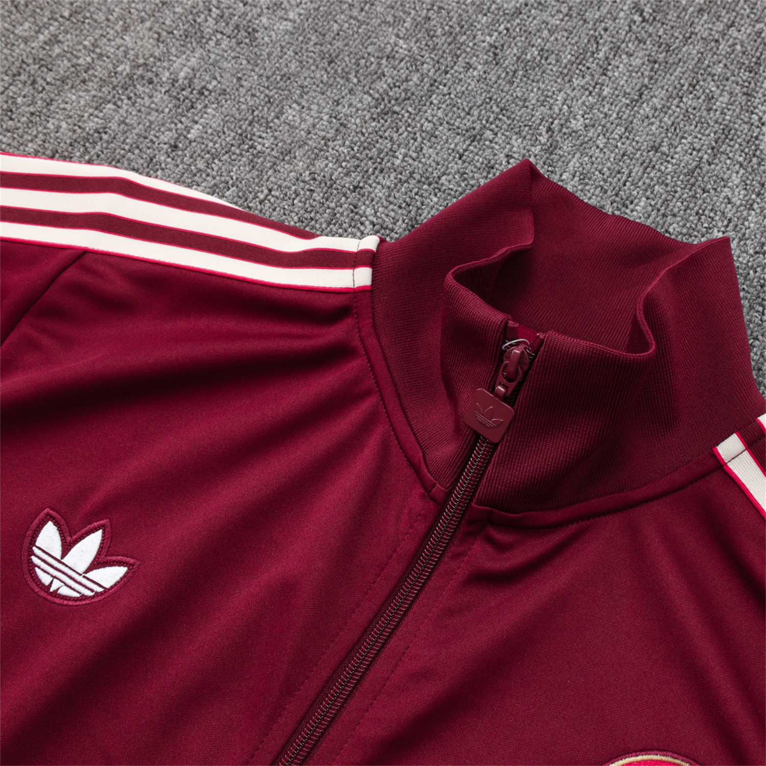TKH-turbokithub-Bayern Munich 25-26 Originals Terrace Icon Jacket Training Tracksuit - Deep Red
