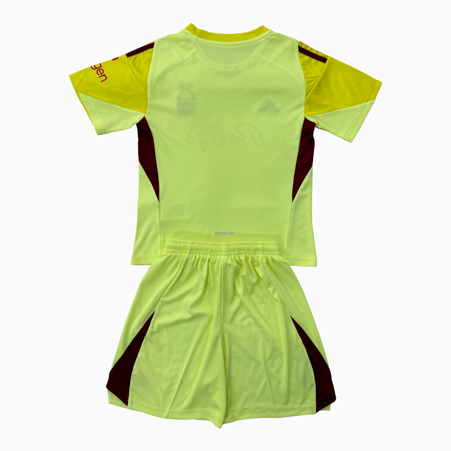 TKH-turbokithub-Nottingham Forest 25-26 Yellow Goalkeeper Kids Kit