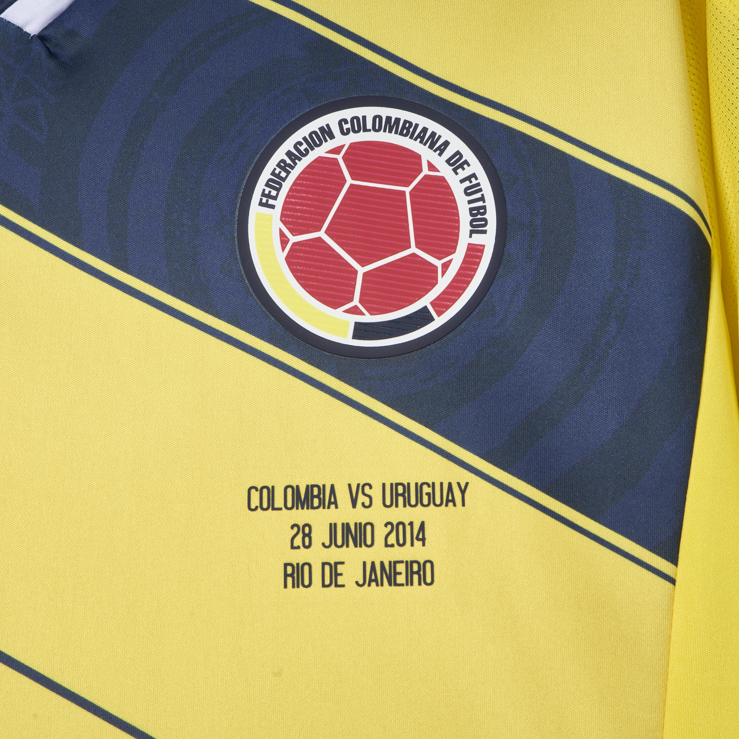 TKH-turbokithub-Retro Colombia 2014 Home Jersey
