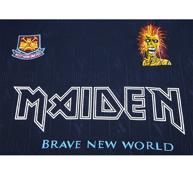 TKH-turbokithub-Retro Iron Maiden x West Ham 1999-01 Home Stadium Jersey