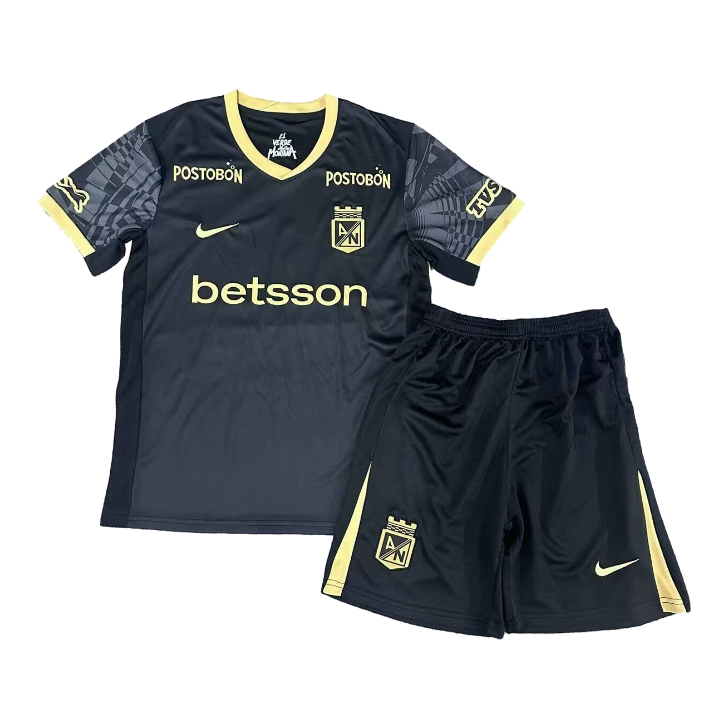 TKH-turbokithub-Atlético Nacional 25-26 Away Kids Kit