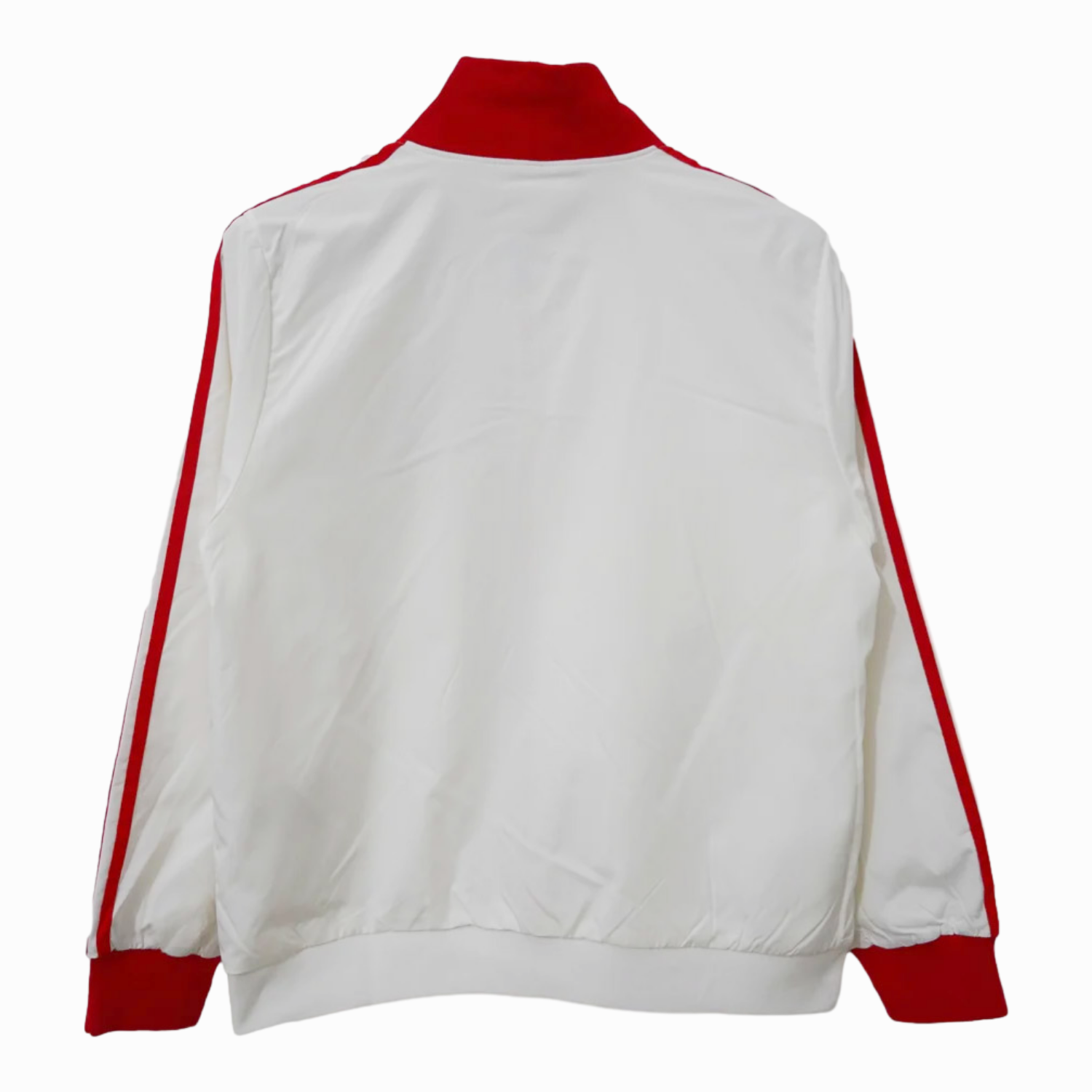 TKH-turbokithub-Retro Bayern Munich 24-25 125th Anniversary Windbreaker Jacket - White Red Sripe