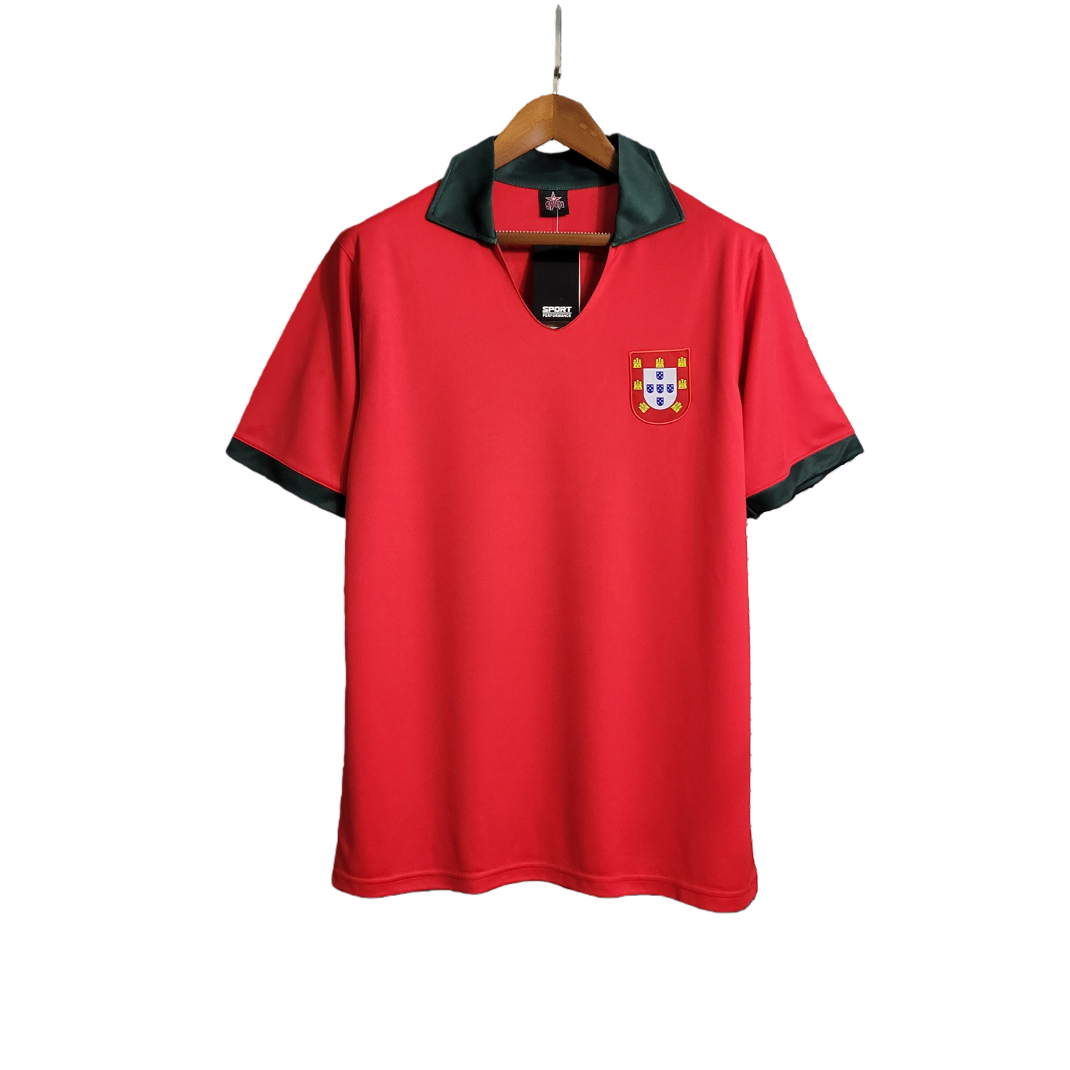 TKH-turbokithub-Retro Portugal 1972 Home Stadium Jersey