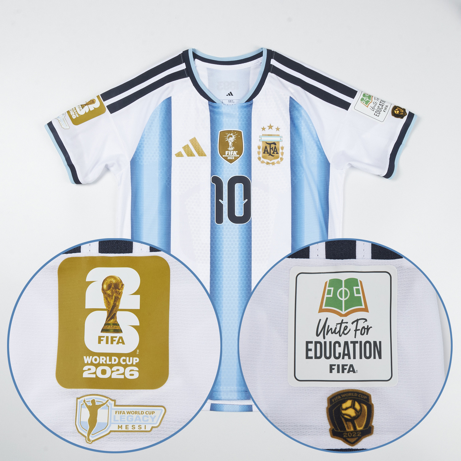 TKH-turbokithub-【MESSI # 10】Argentina 2026 Home Blue White Jersey - Player Version