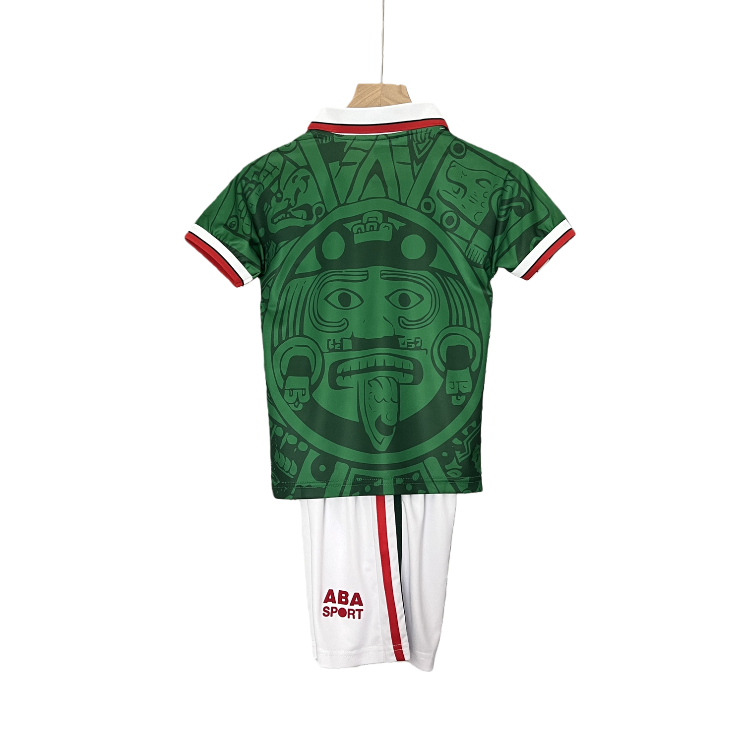 TKH-turbokithub-Retro Mexico 1998 Home Stadium Kids Kit