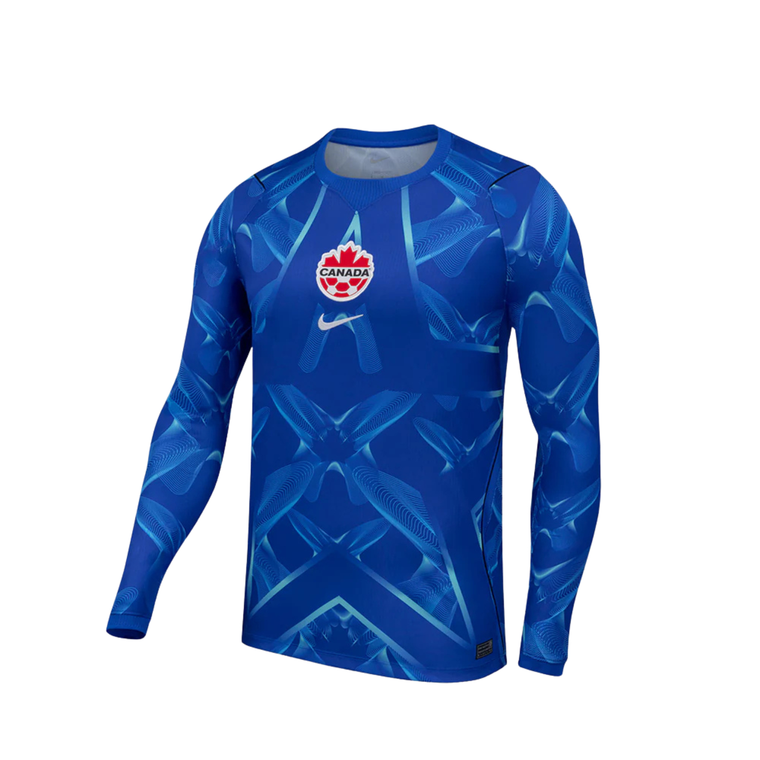 TKH-turbokithub-Canada 2026 Blue Goalkeeper Long Sleeves Jersey - Player Version