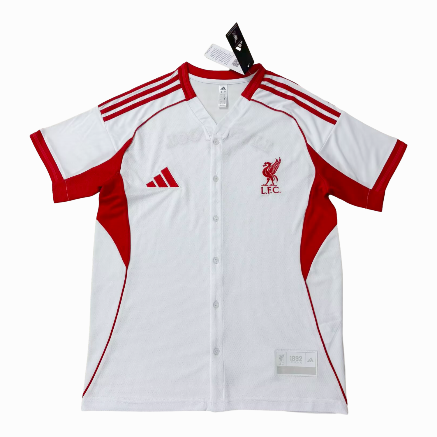 TKH-turbokithub-Liver.pool 25-26 White Baseball Jersey