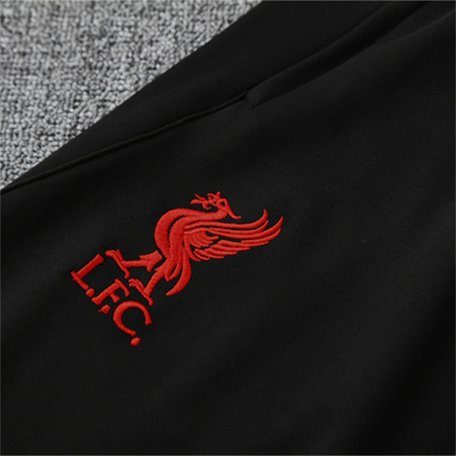 TKH-turbokithub-Liver.pool 25-26 Kids Long Sleeve Training Set - Black Top & Black Pants