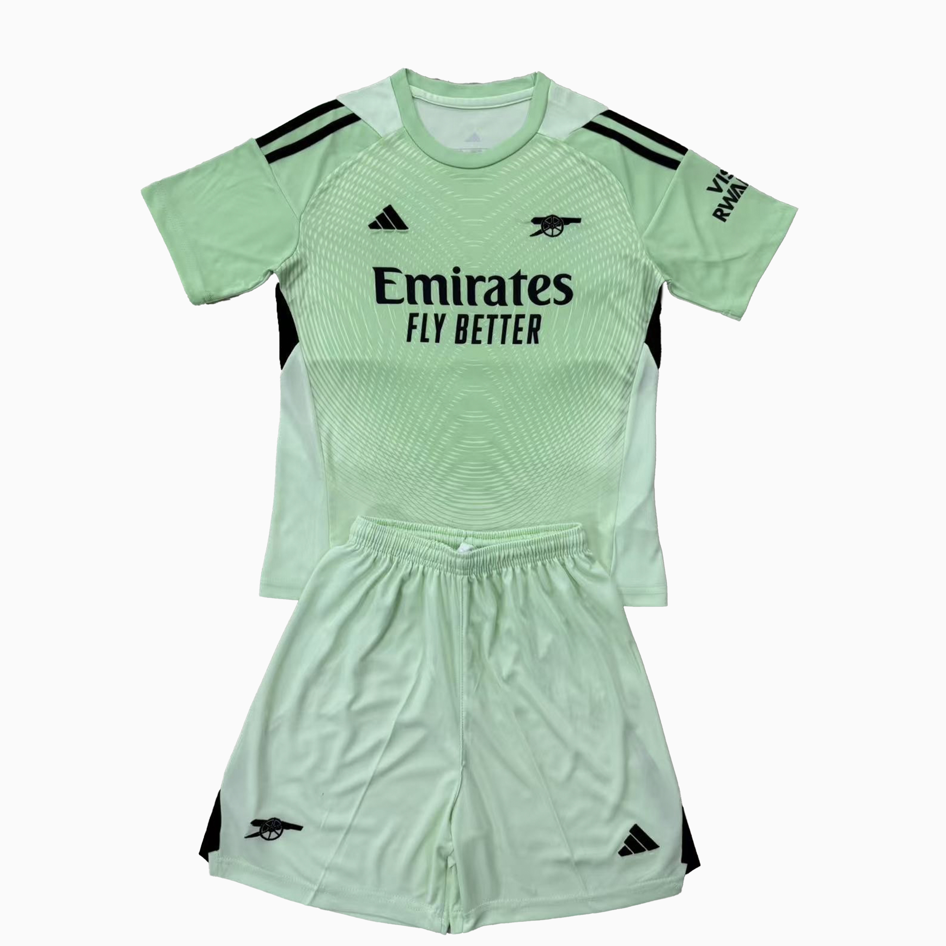 TKH-turbokithub-Arsenal 25-26 Light Green Goalkeeper Men's Adult Jersey Set - Fans Version