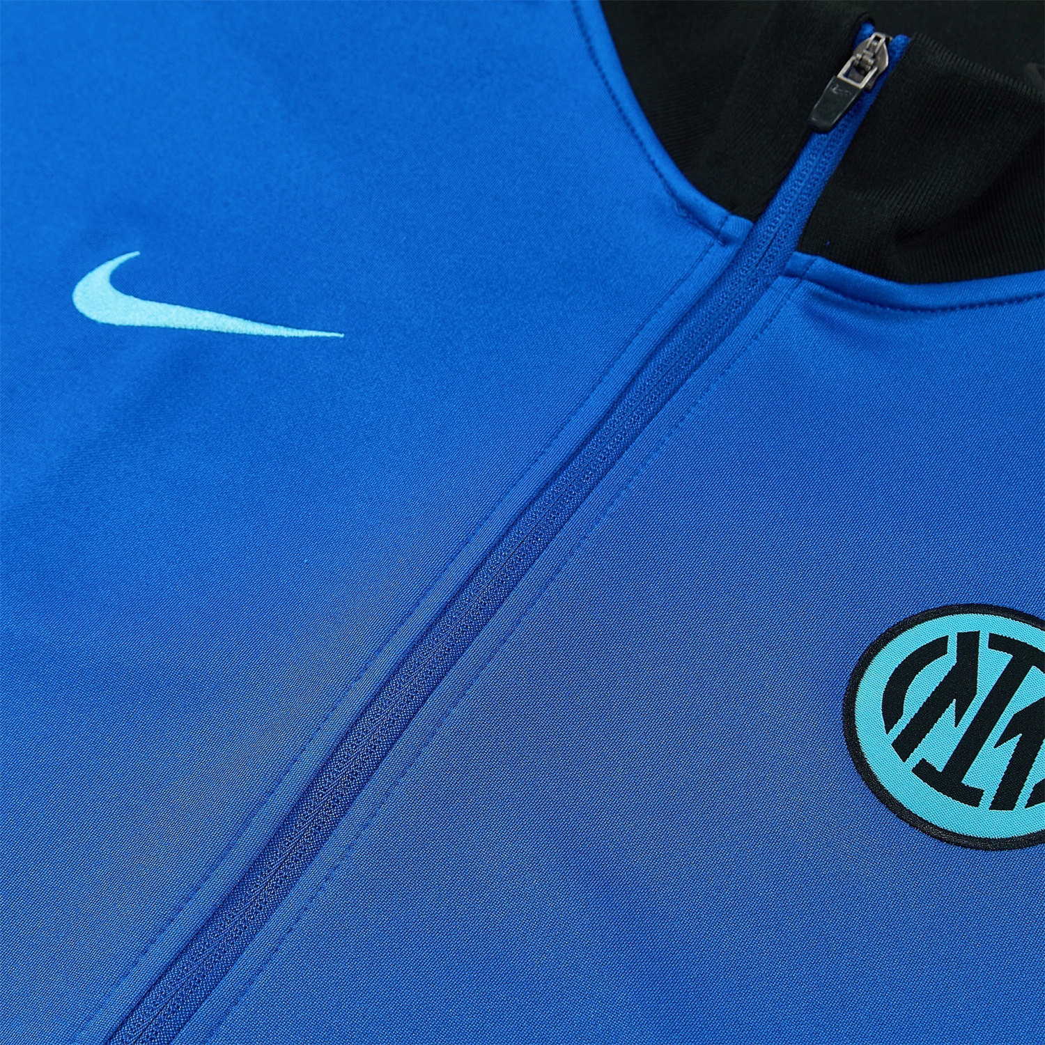 TKH-turbokithub-Inter Milan 25-26 Jacket Training Tracksuit - Ocean Blue Jackets & Black Pants
