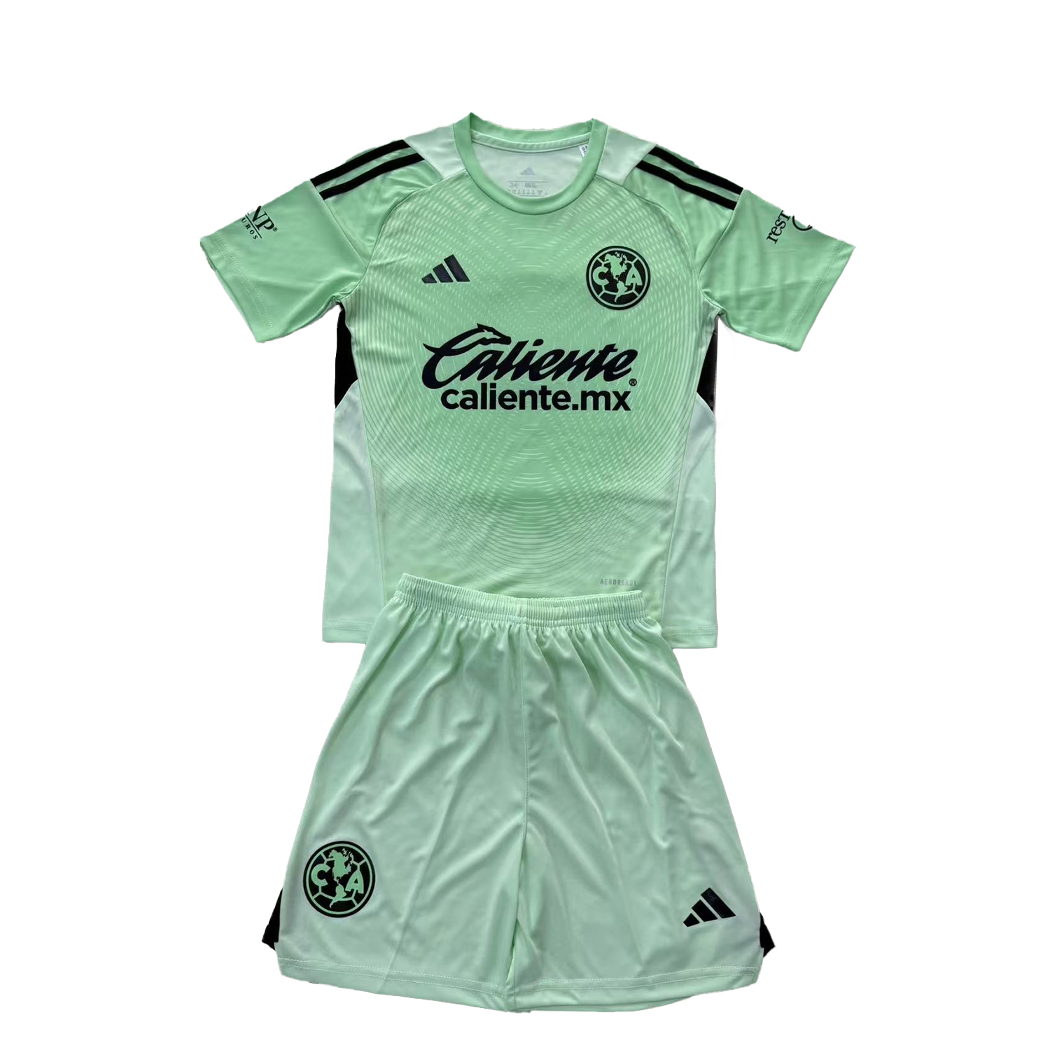 TKH-turbokithub-Club América 25-26 Green Goalkeeper Men's Adult Jersey Set - Fans Version