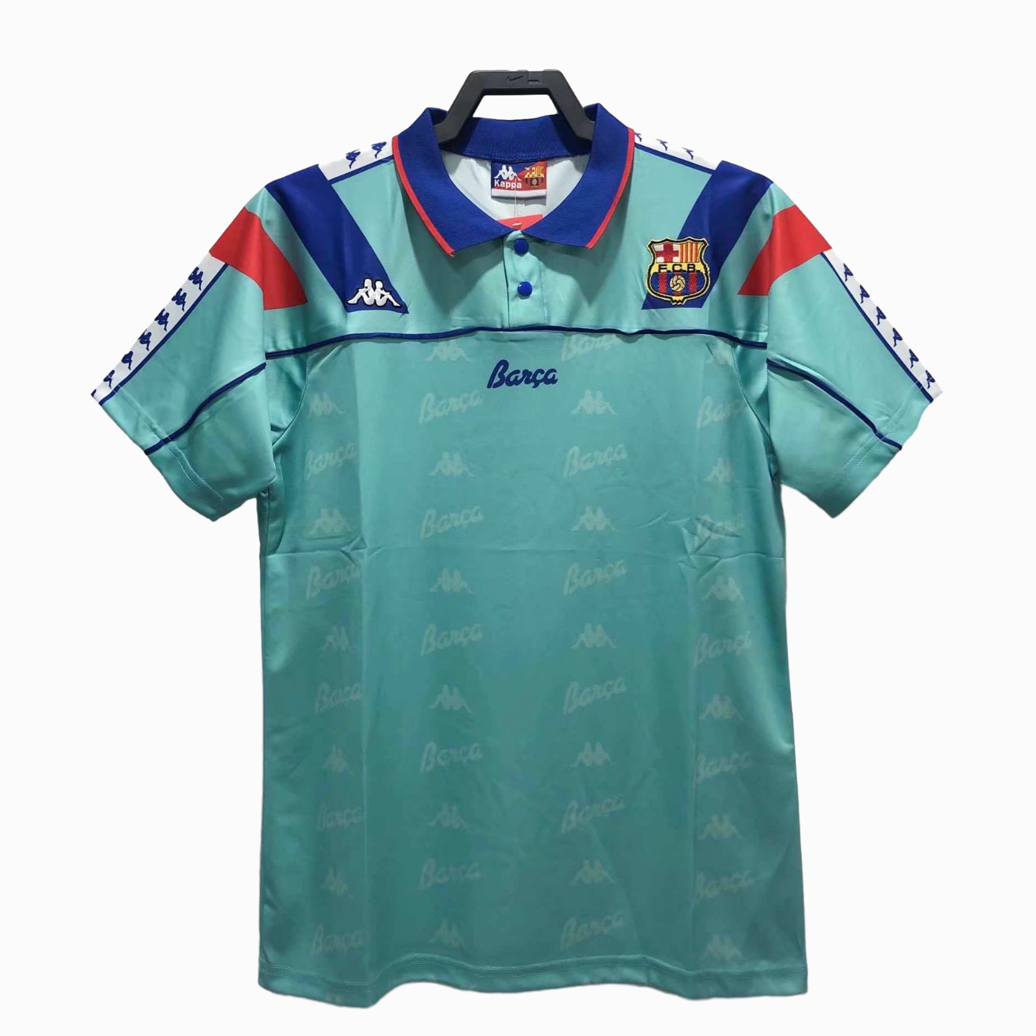 TKH-turbokithub-Retro Barcelona 92-95 Away Stadium Jersey