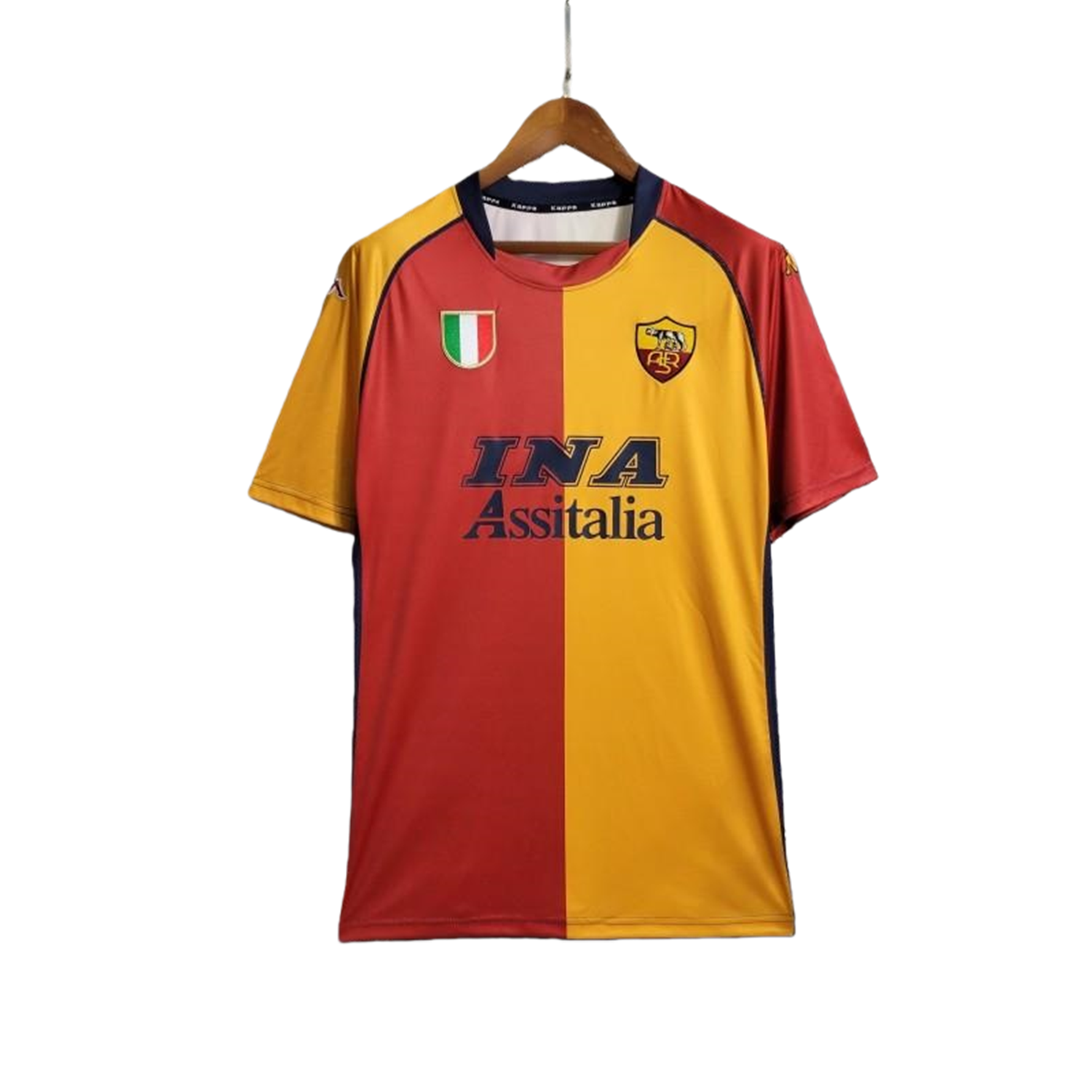 TKH-turbokithub-Retro Roma 2001-02 European Home Jersey