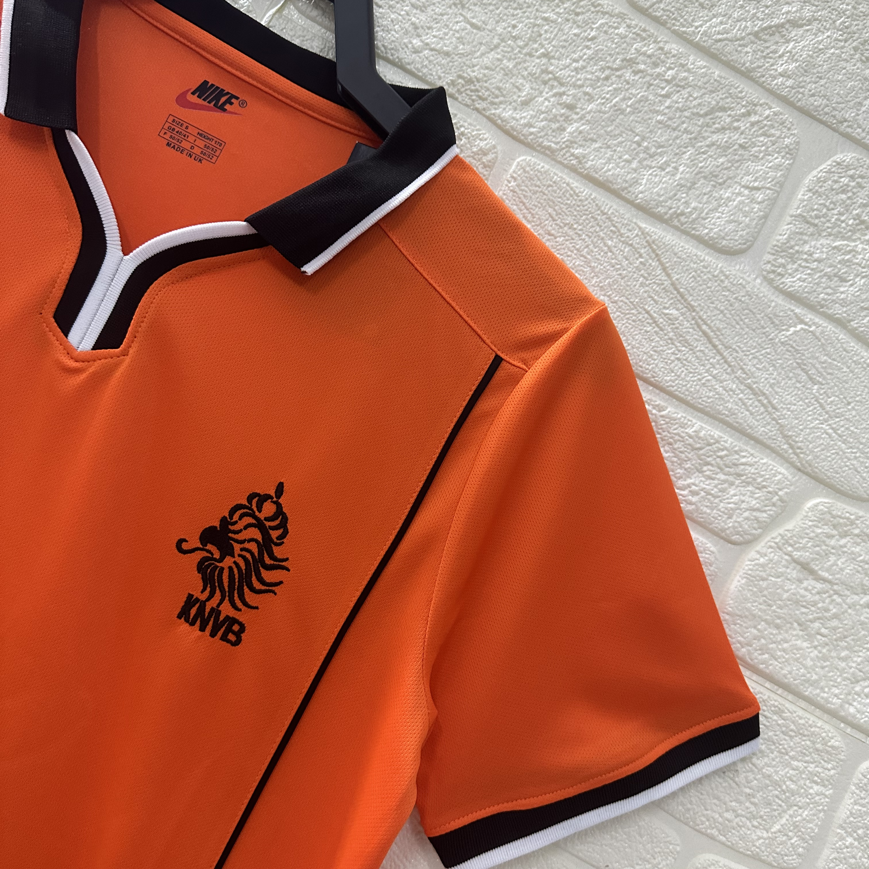 TKH-turbokithub-Retro Netherlands 1998 Home Jersey