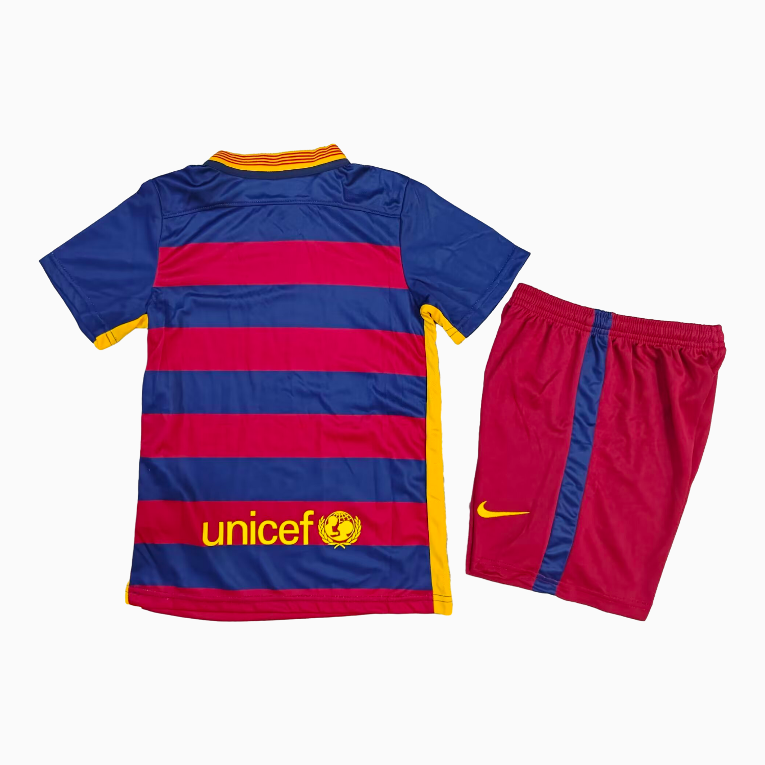 TKH-turbokithub-Retro Barcelona 2015-16 Home Kids Kit