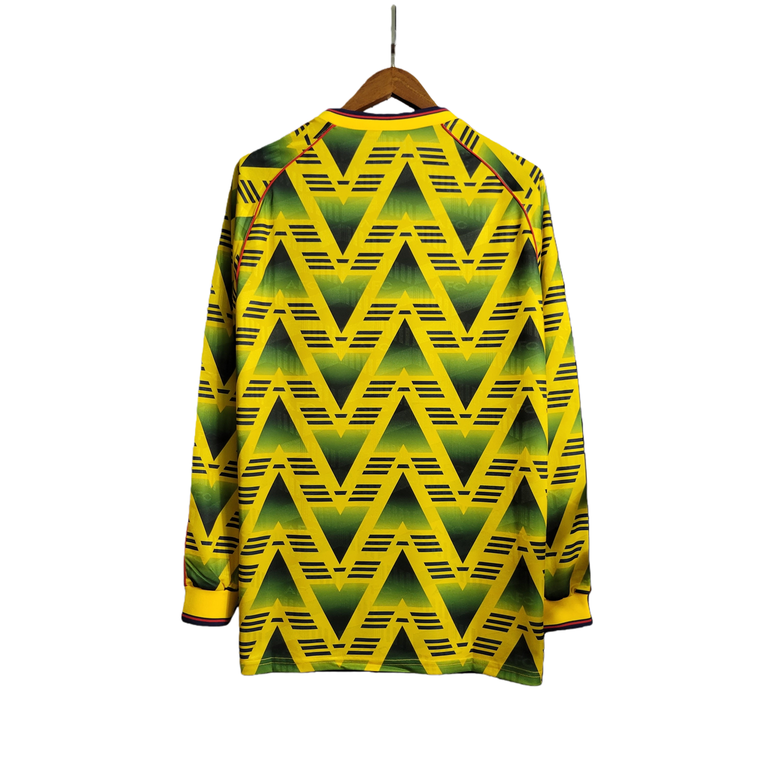 TKH-turbokithub-Retro Arsenal 91-93 Away Long Sleeve Jersey