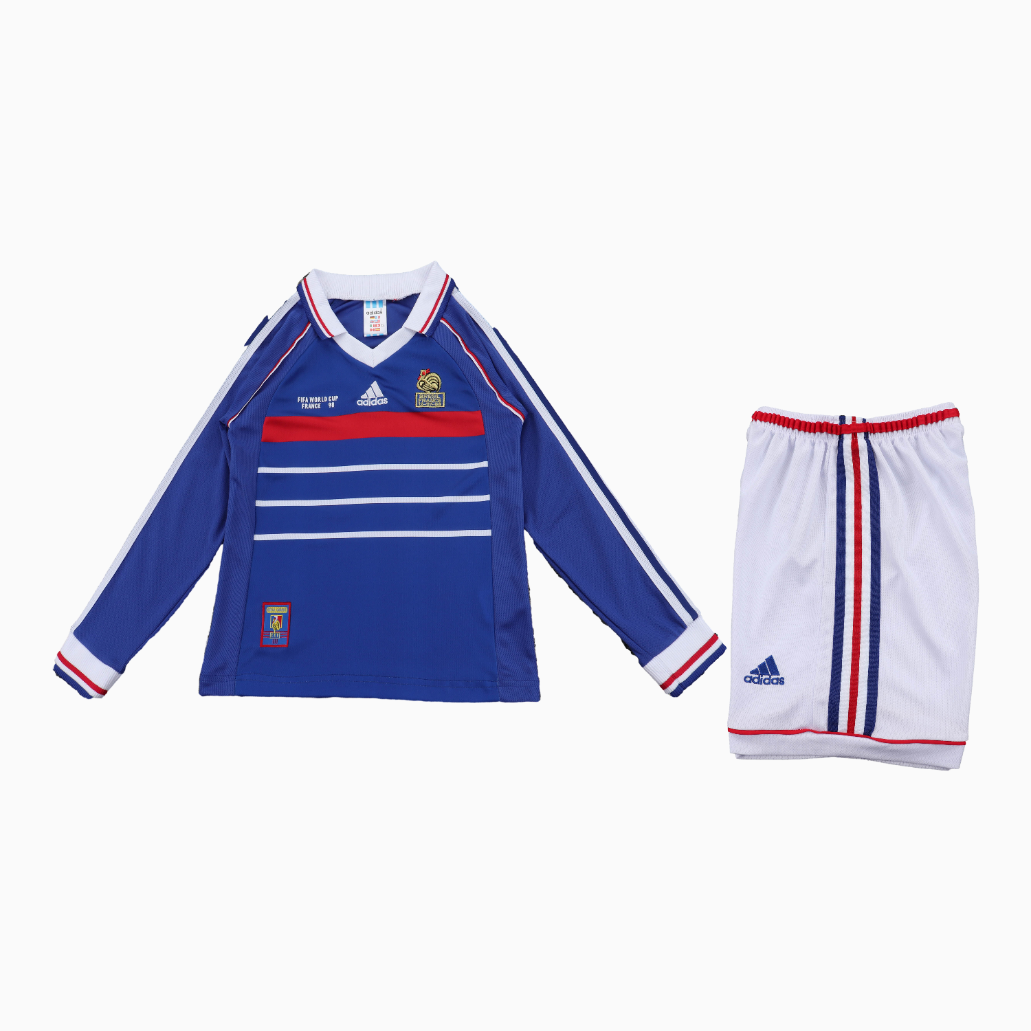 TKH-turbokithub-Retro France 1998 Home Long Sleeves Kids Kit