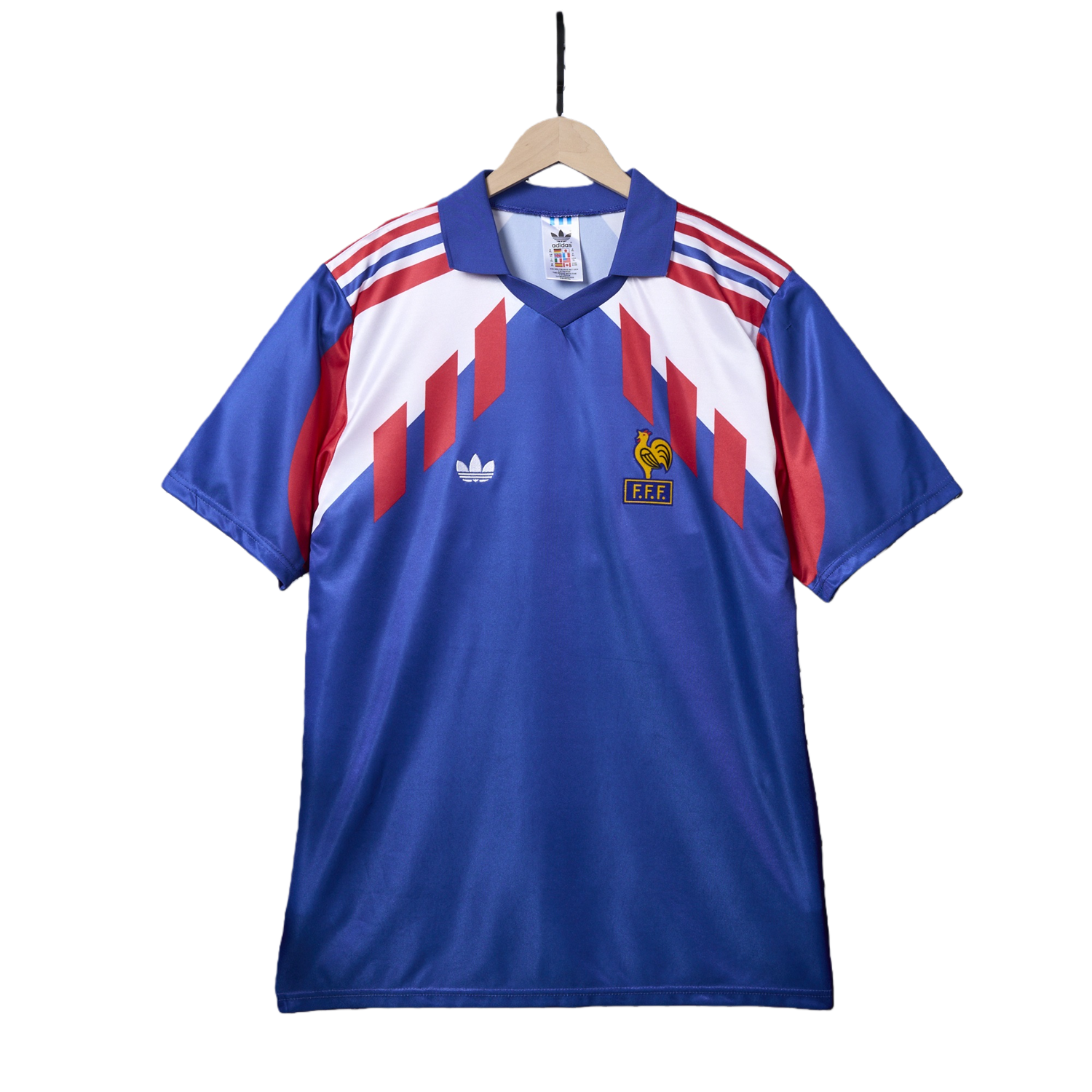 TKH-turbokithub-Retro France 1990 Home Stadium Jersey
