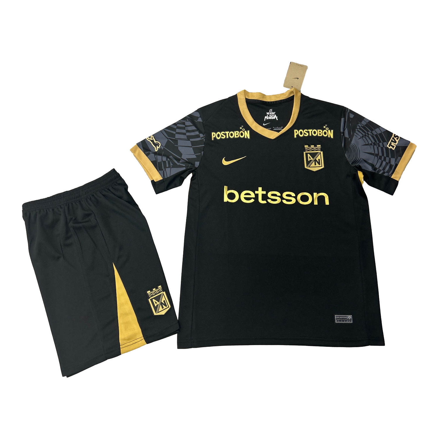 TKH-turbokithub-Atlético Nacional 25-26 Away Men's Adult Jersey Set - Fans Version