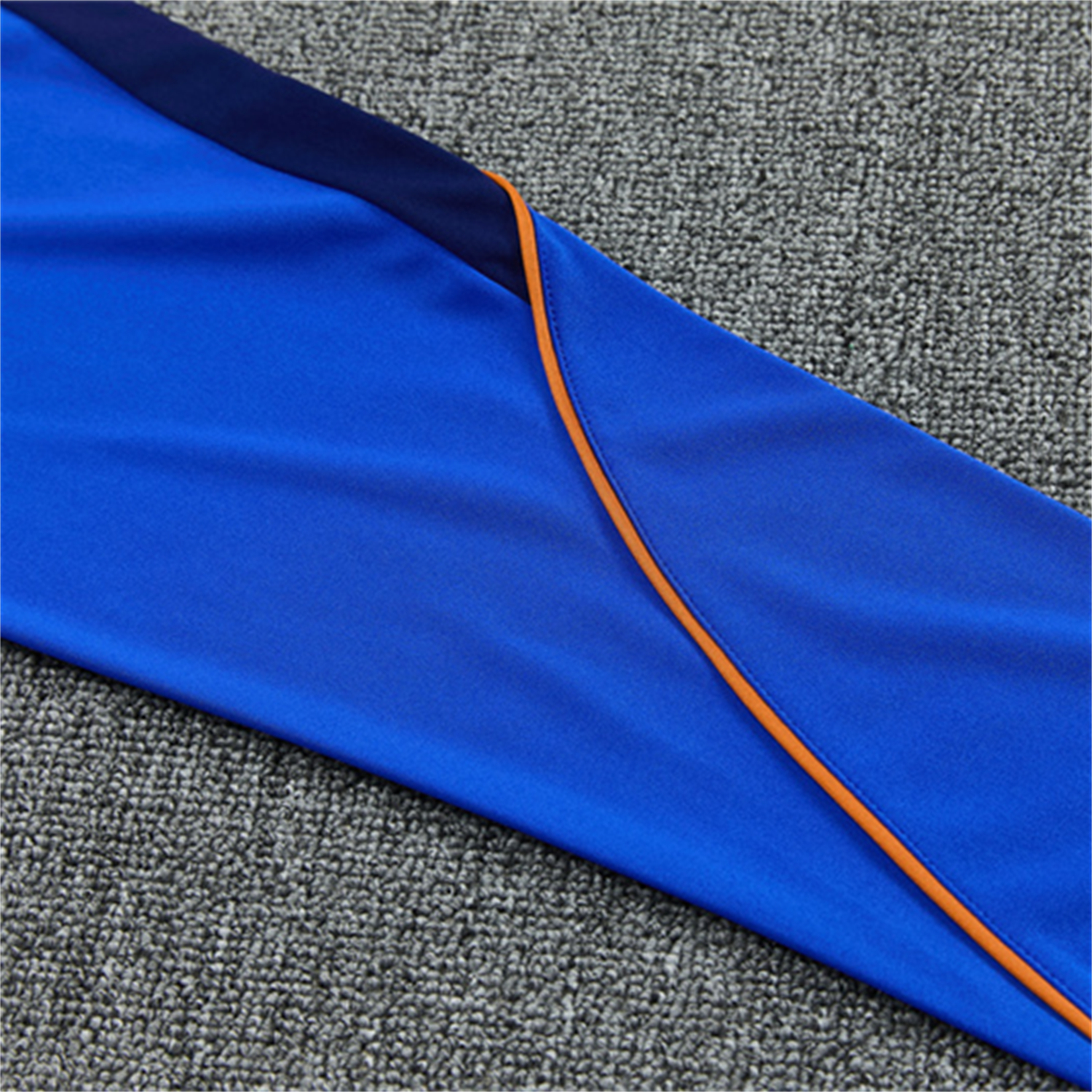 TKH-turbokithub-France 2026 Kids Long Sleeve Training Set - Royal Blue Top & Pants
