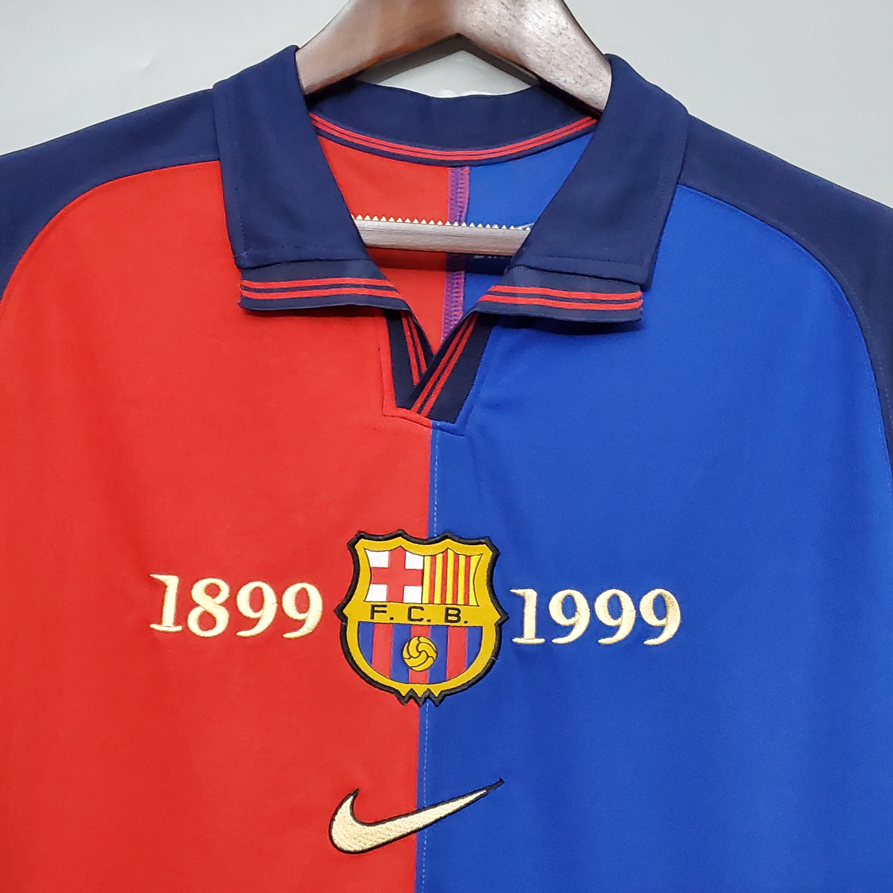 TKH-turbokithub-Retro Barcelona 99-00 Home Stadium Jersey