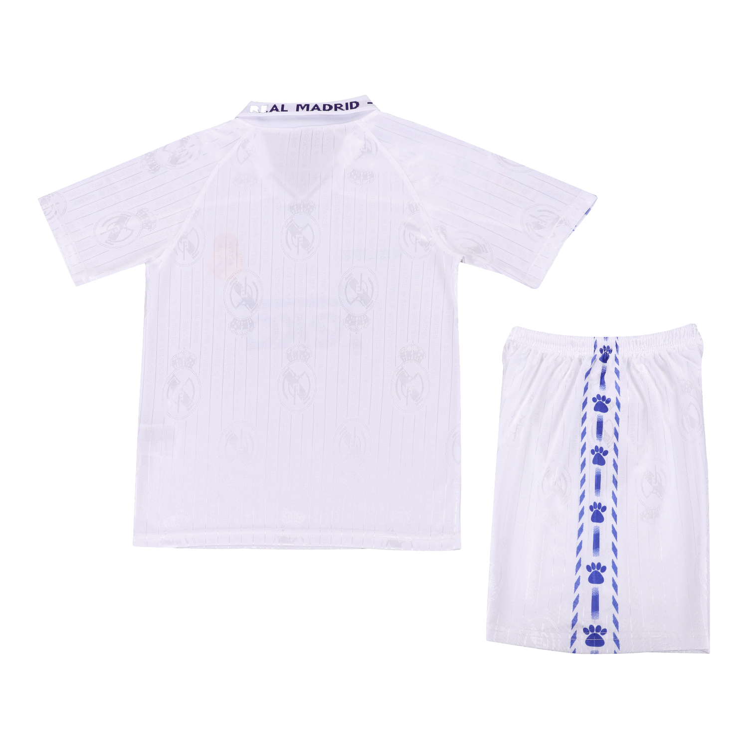 TKH-turbokithub-Retro Real Madrid 96-97 Home Kids Kit