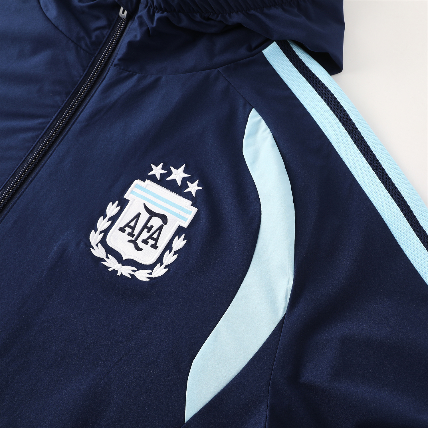 TKH-turbokithub-Argentina 2026 Hooded Windbreaker Training Set - Dark Blue Top & Pants