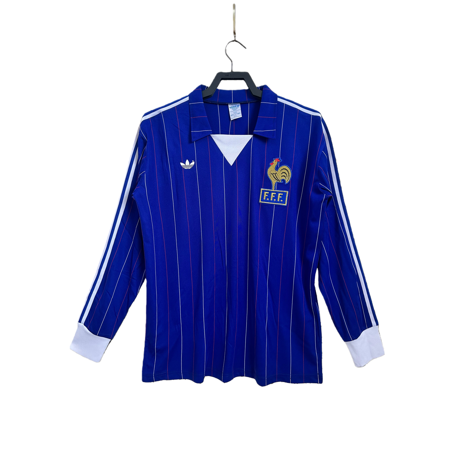 TKH-turbokithub-Retro France 1980-82 Home Long Sleeve Jersey