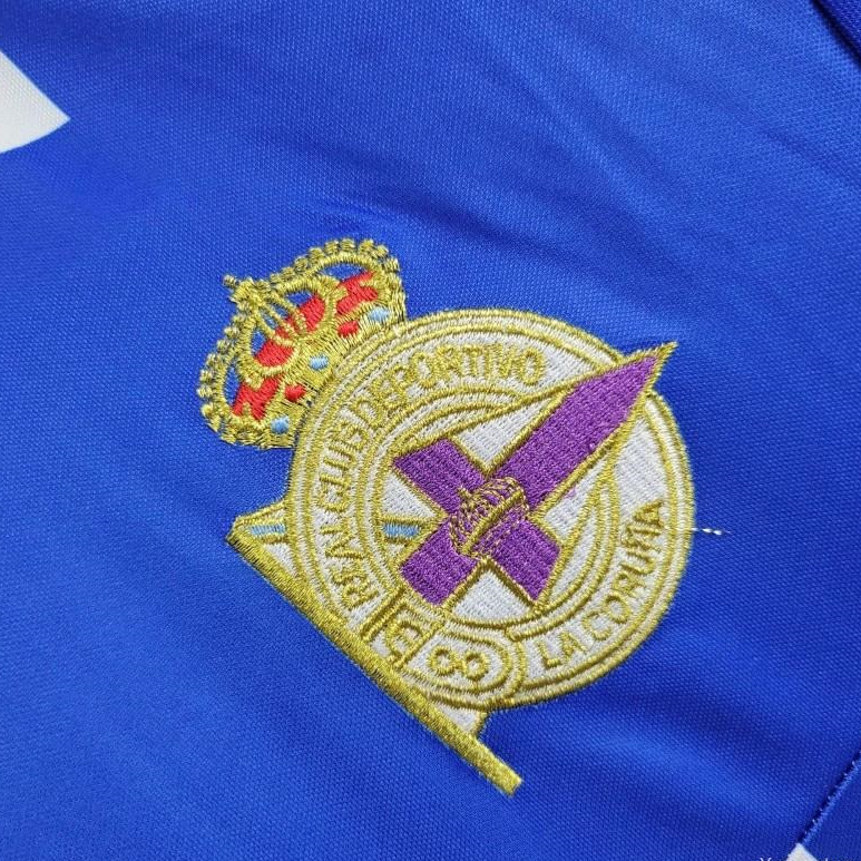 TKH-turbokithub-Retro Deportivo de La Coruña 2003-04 Home Stadium Jersey