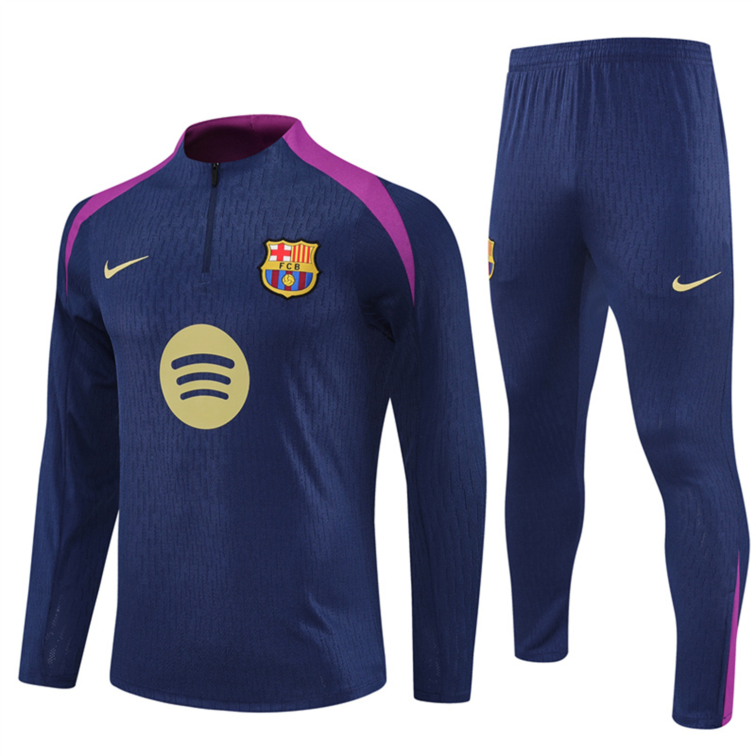 TKH-turbokithub-Barcelona 25-26 Long Sleeves Training Set - Royal Blue top & Royal Blue Pants