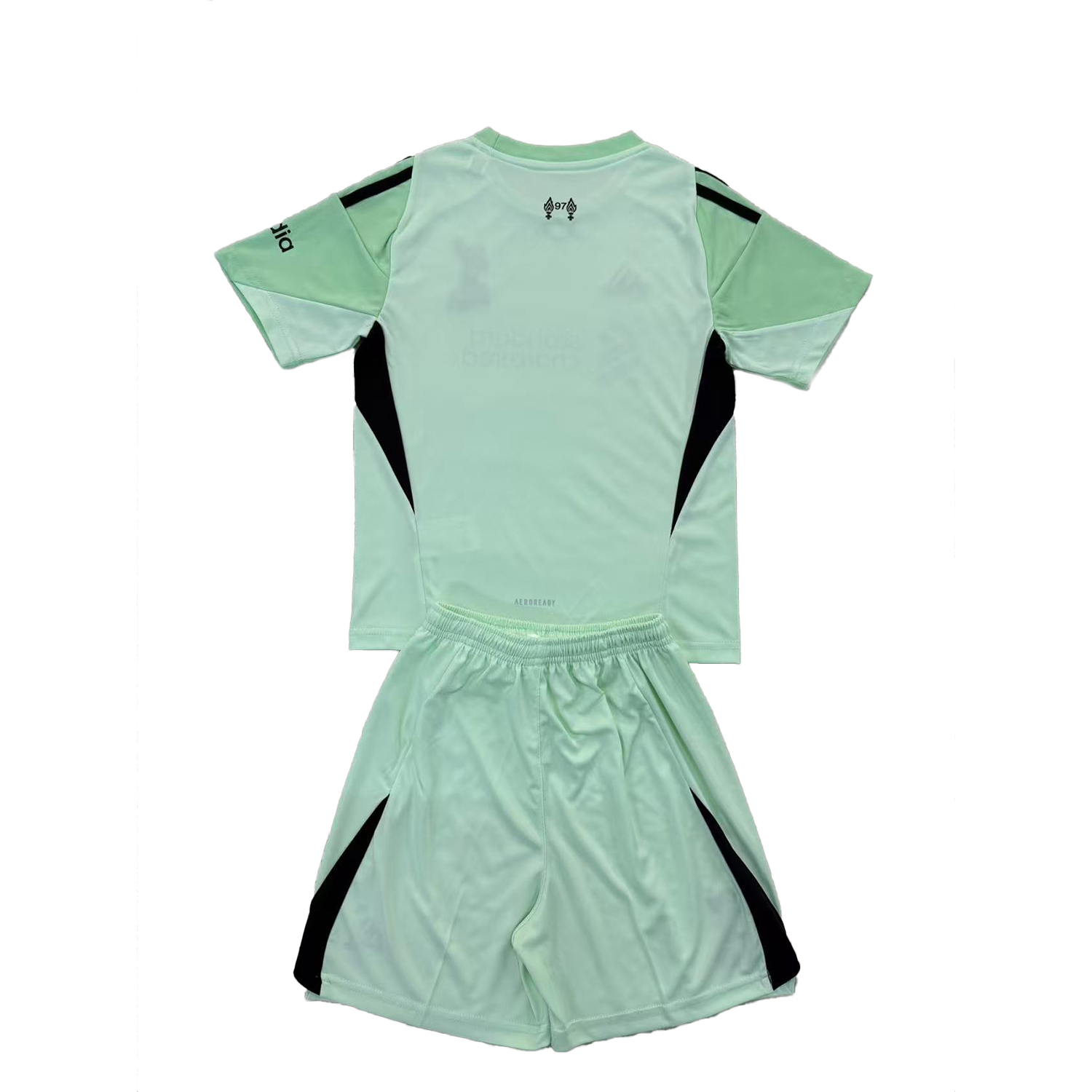 TKH-turbokithub-Liver.pool 25-26 Green Goalkeeper Kids Kit