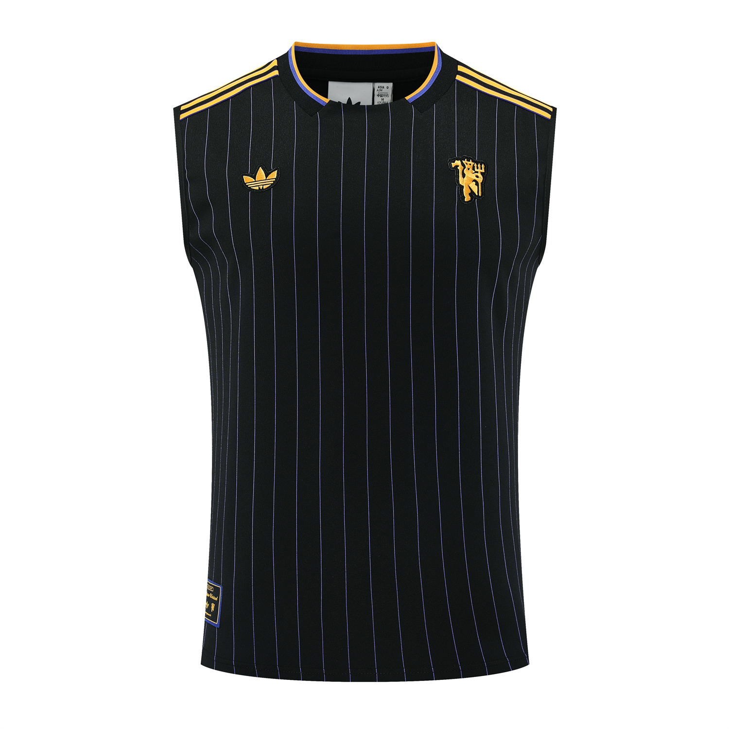 TKH-turbokithub-Manchester United 25-26 Vest Training Set - Black Top & Black Shorts