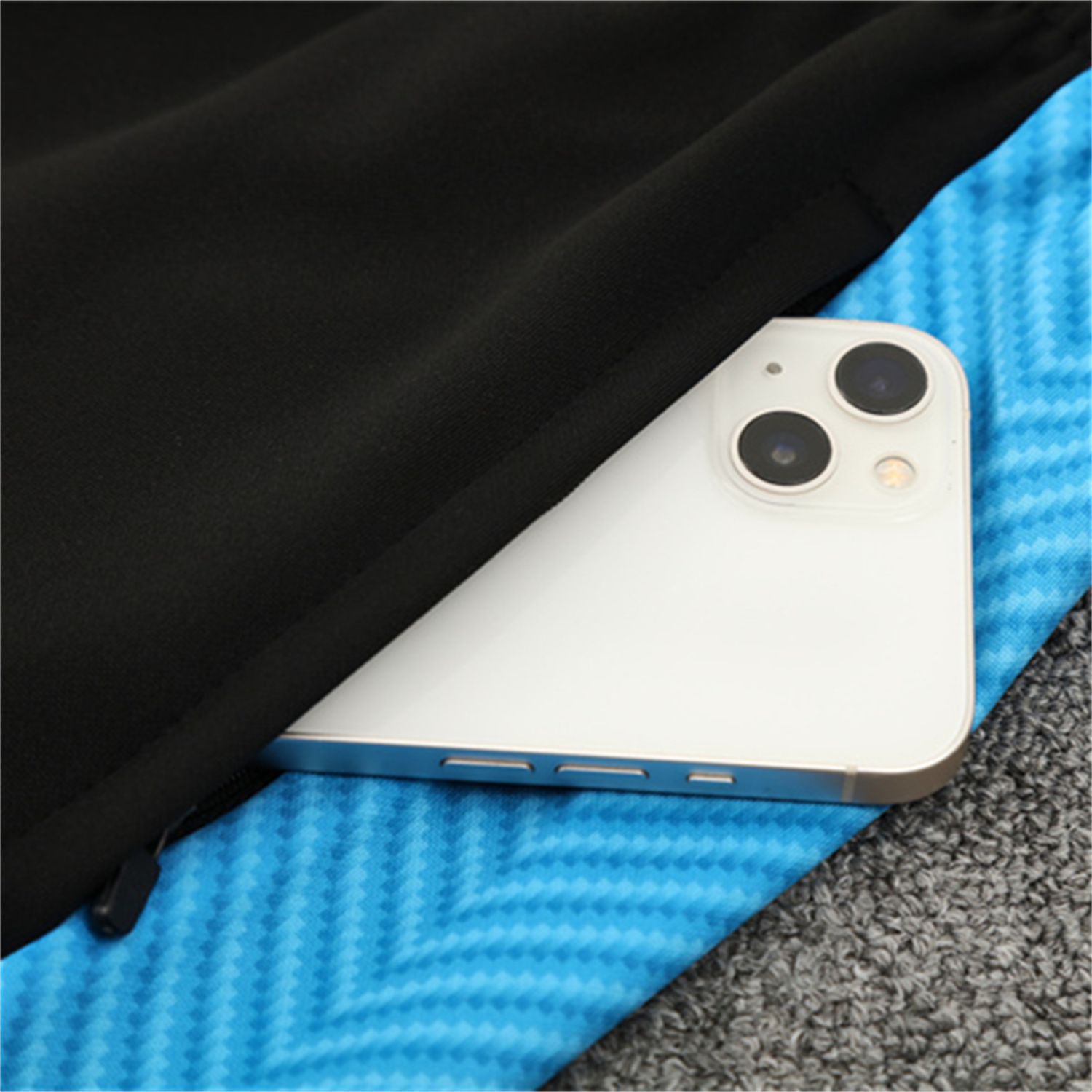 TKH-turbokithub-Napoli 25-26 Long Sleeve Training Set - Blue Mecha Top & Black Pants