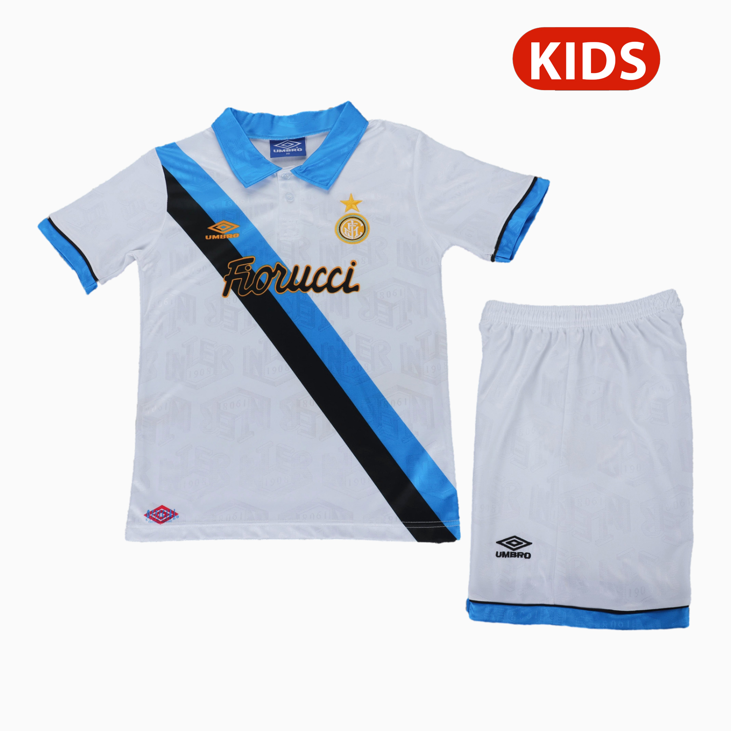 TKH-turbokithub-Retro Inter Milan 1994-95 Away Kids Kit